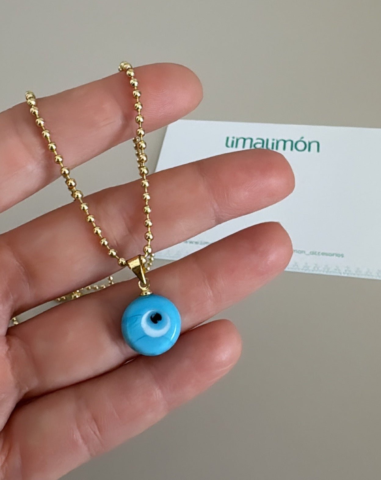 Evil Eye Necklace - Necklace | LimaLimón Store - 3