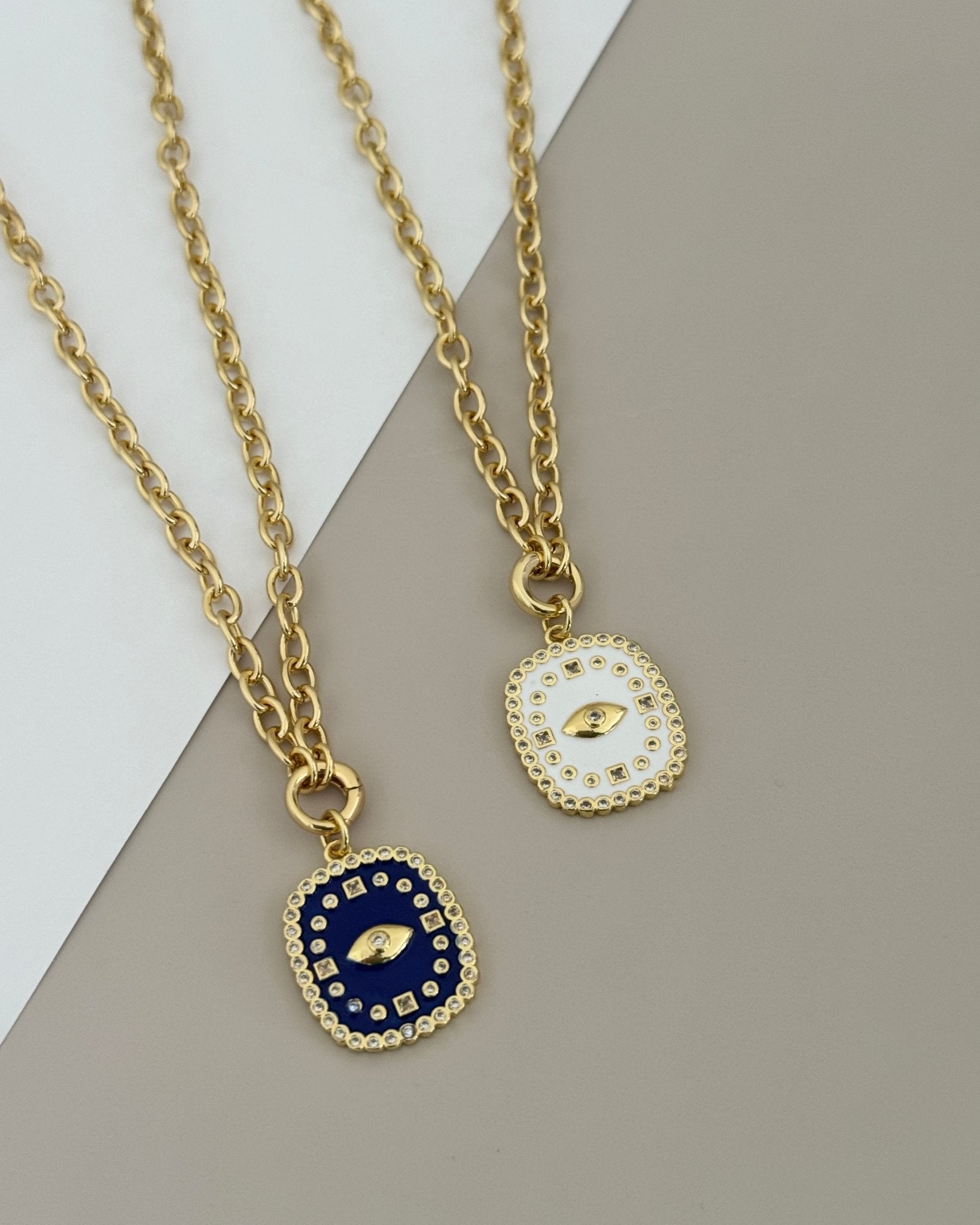 Evil Eye Pendant Necklace - Necklaces | LimaLimón Store - 8