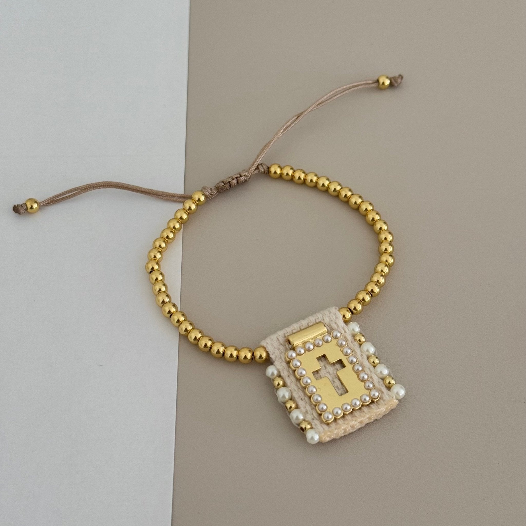 Faith Beaded Bracelet – Handmade Charm Edition - Bracelet | LimaLimón Store - 1