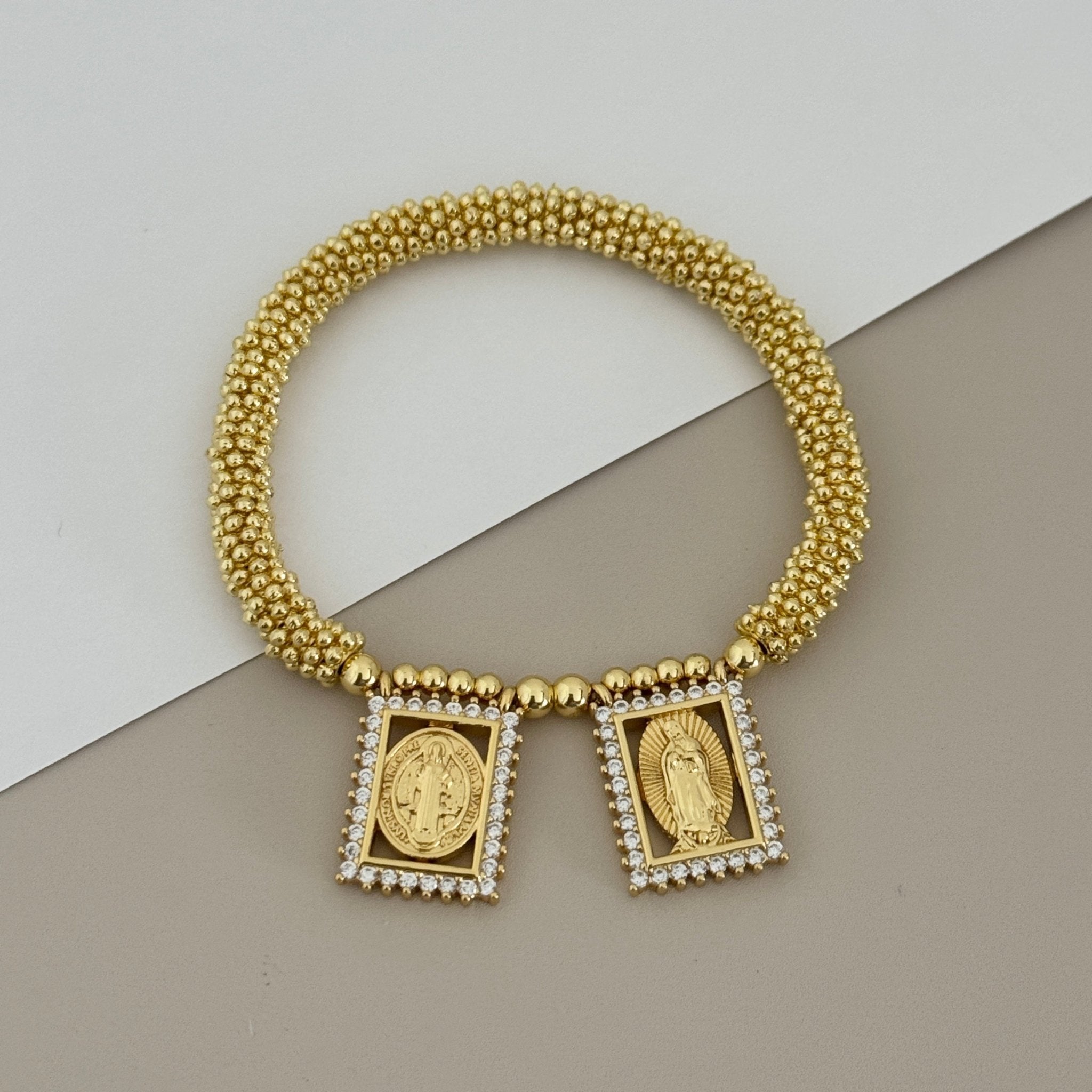 Faith & Devotion Charm Bracelet - Bracelets | LimaLimón Store - 1