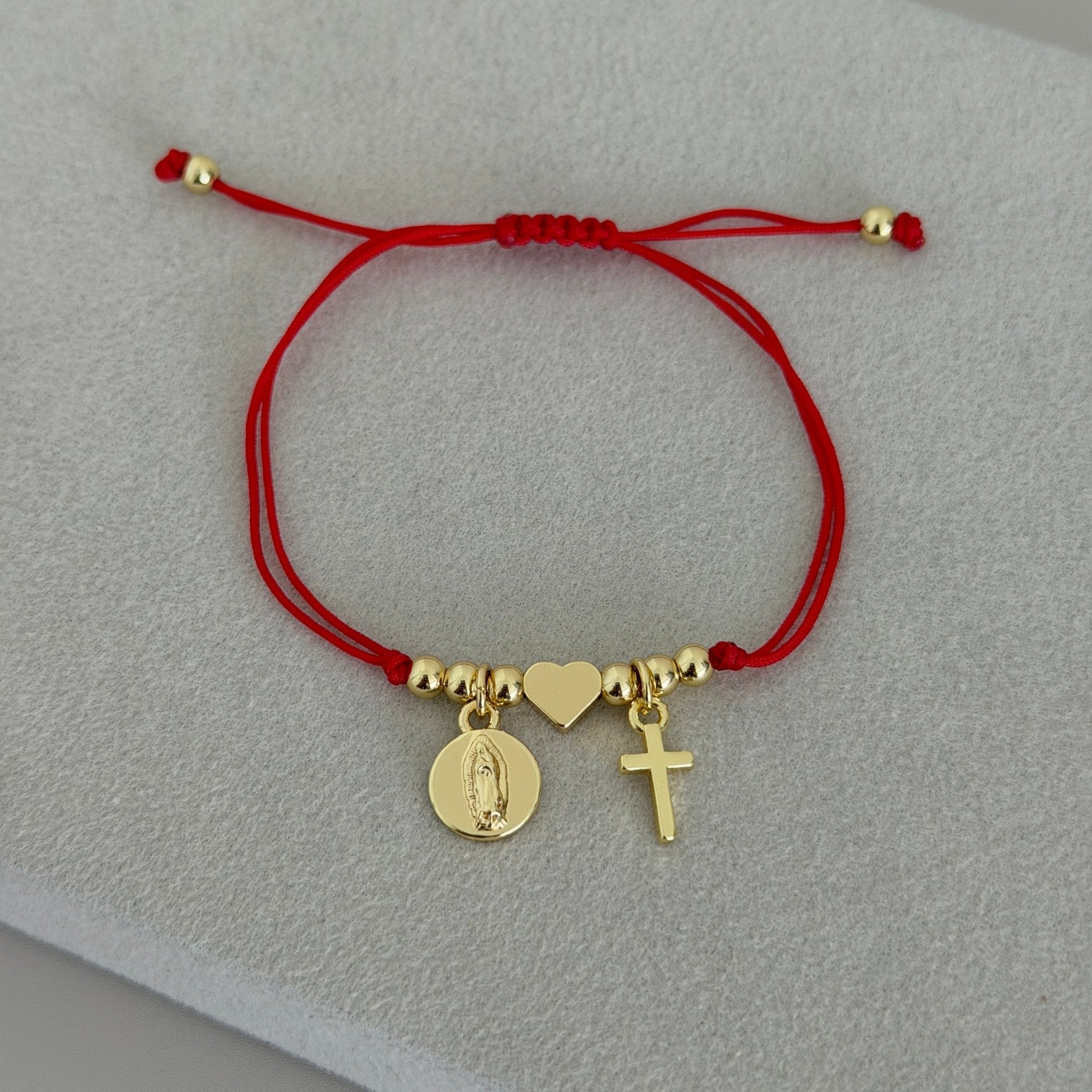 Faith & Love Red Bracelet - Bracelet | LimaLimón Store - 4