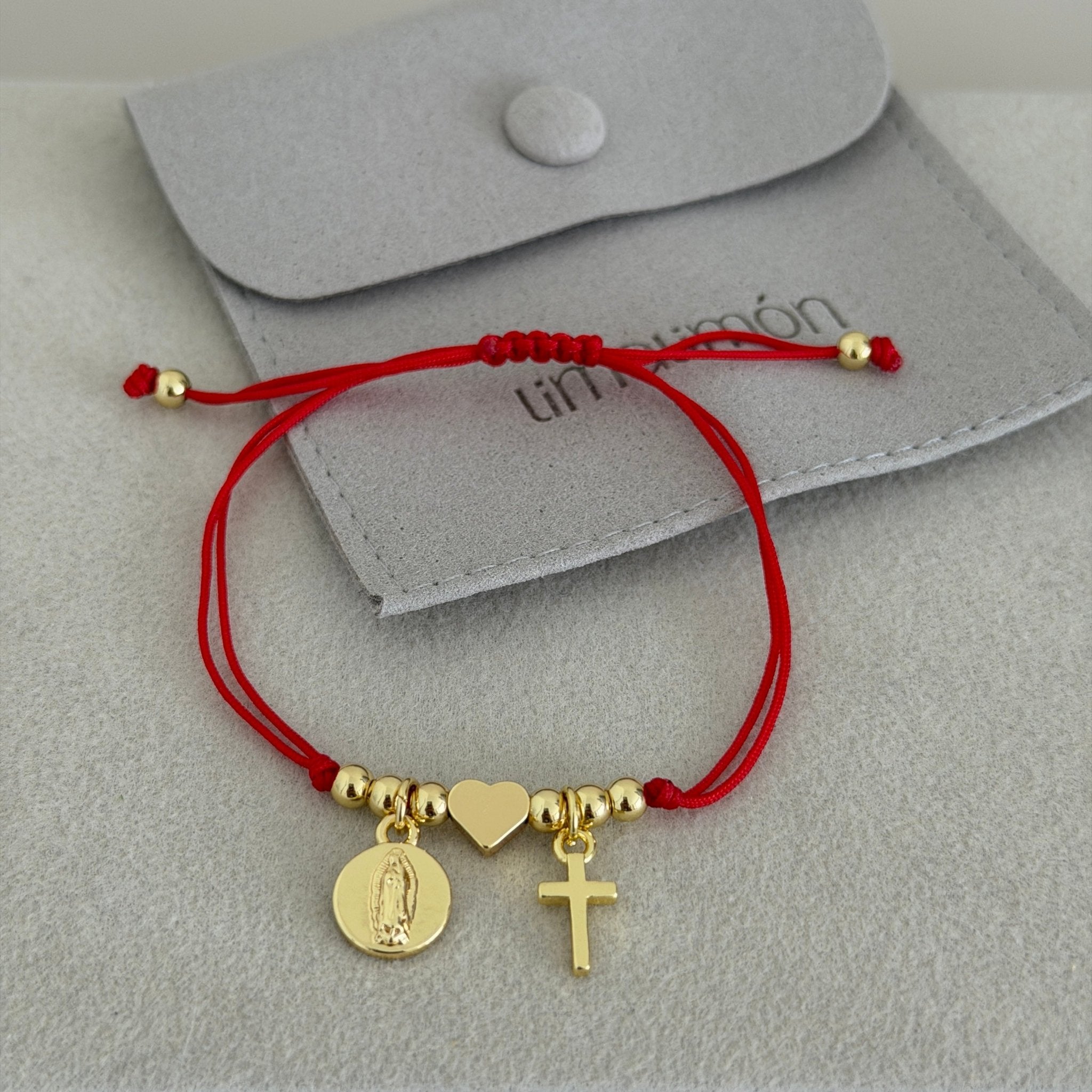 Faith & Love Red Bracelet - Bracelet | LimaLimón Store - 2