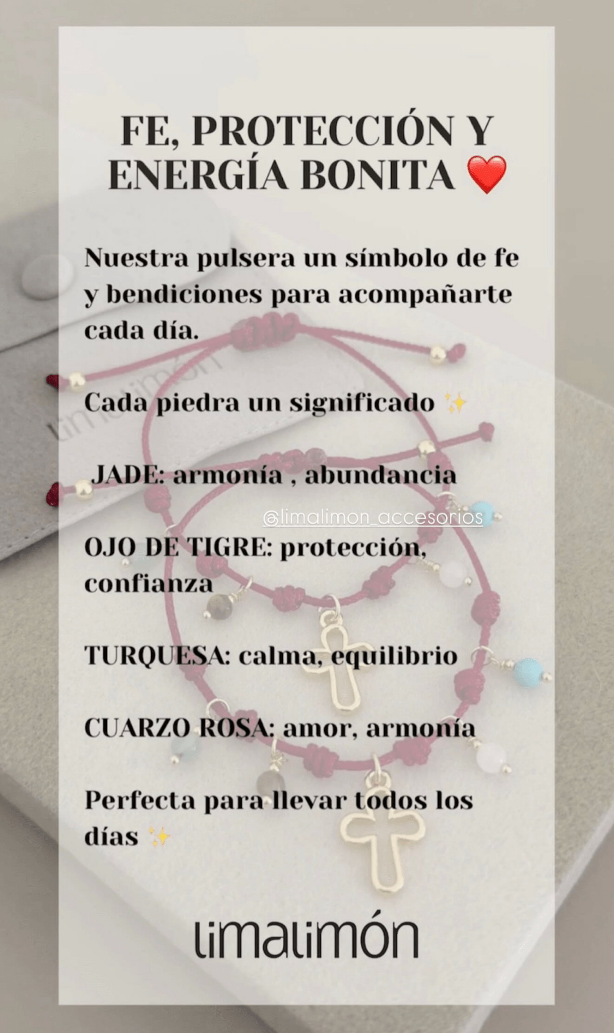 Faith Protection Cord Bracelet - Bracelet | LimaLimón Store - 6