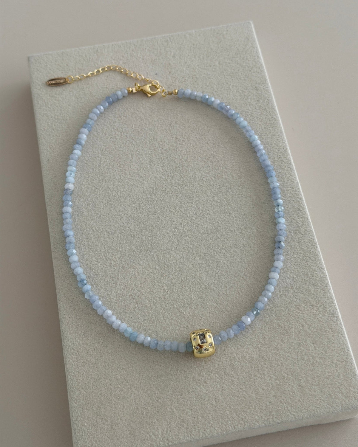 Gemstone Cube Necklace - Necklace | LimaLimón Store - 8