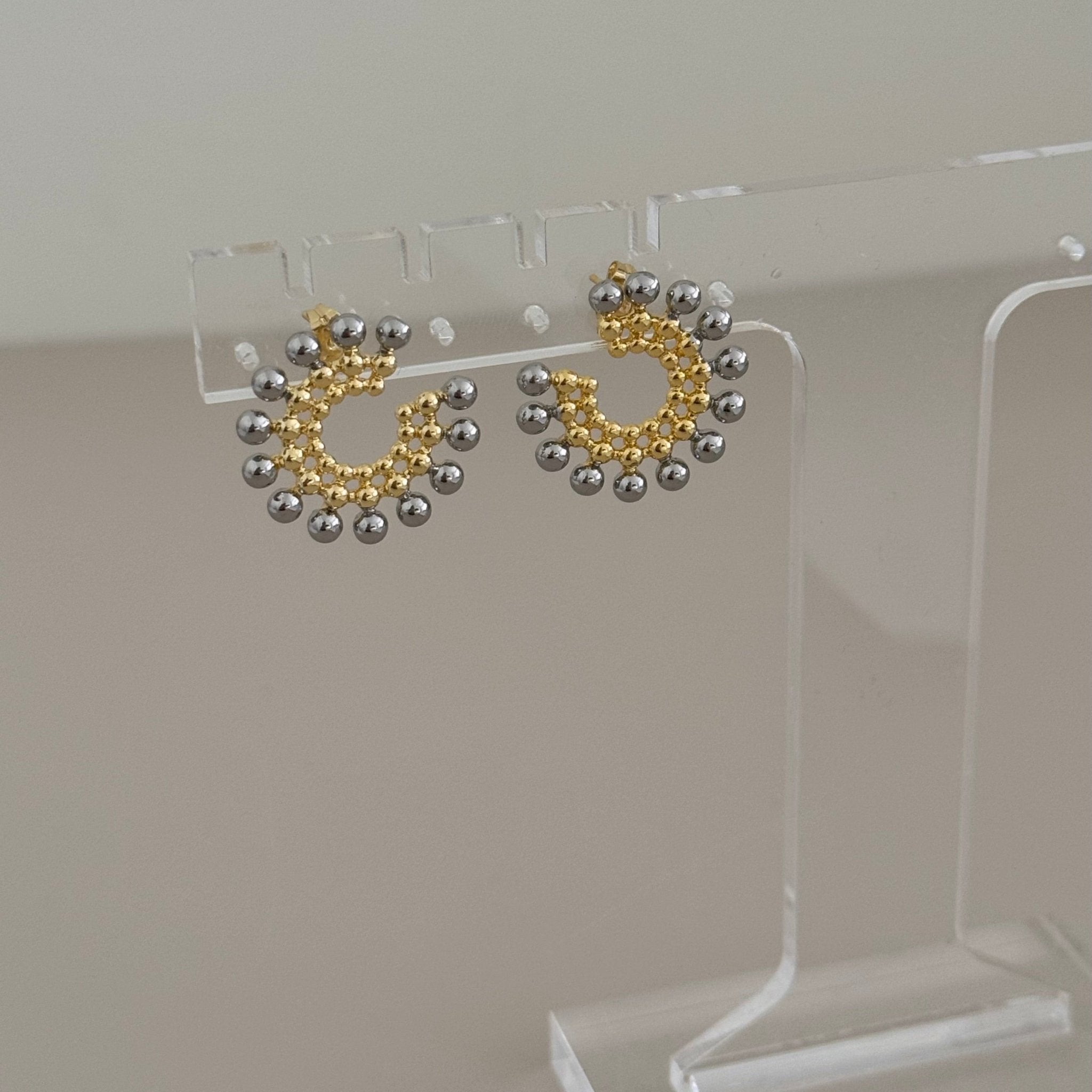 Gold and Silver Stud - LimaLimón Store