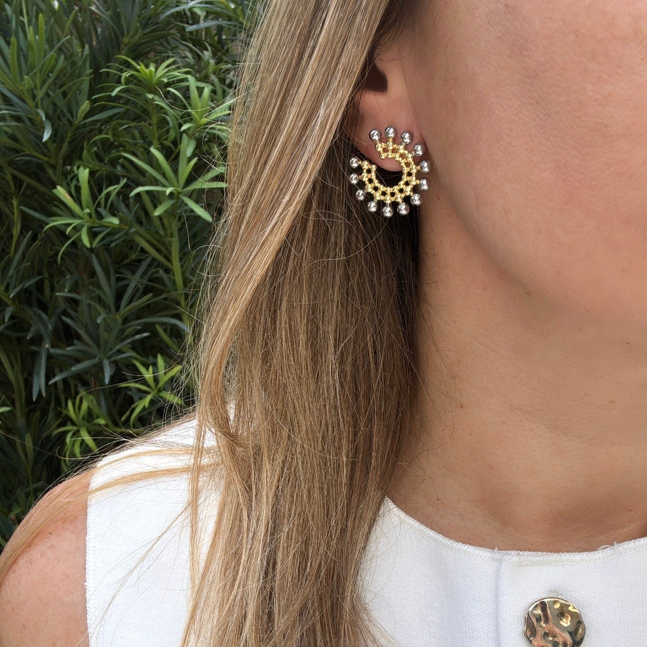 Gold and Silver Stud - LimaLimón Store