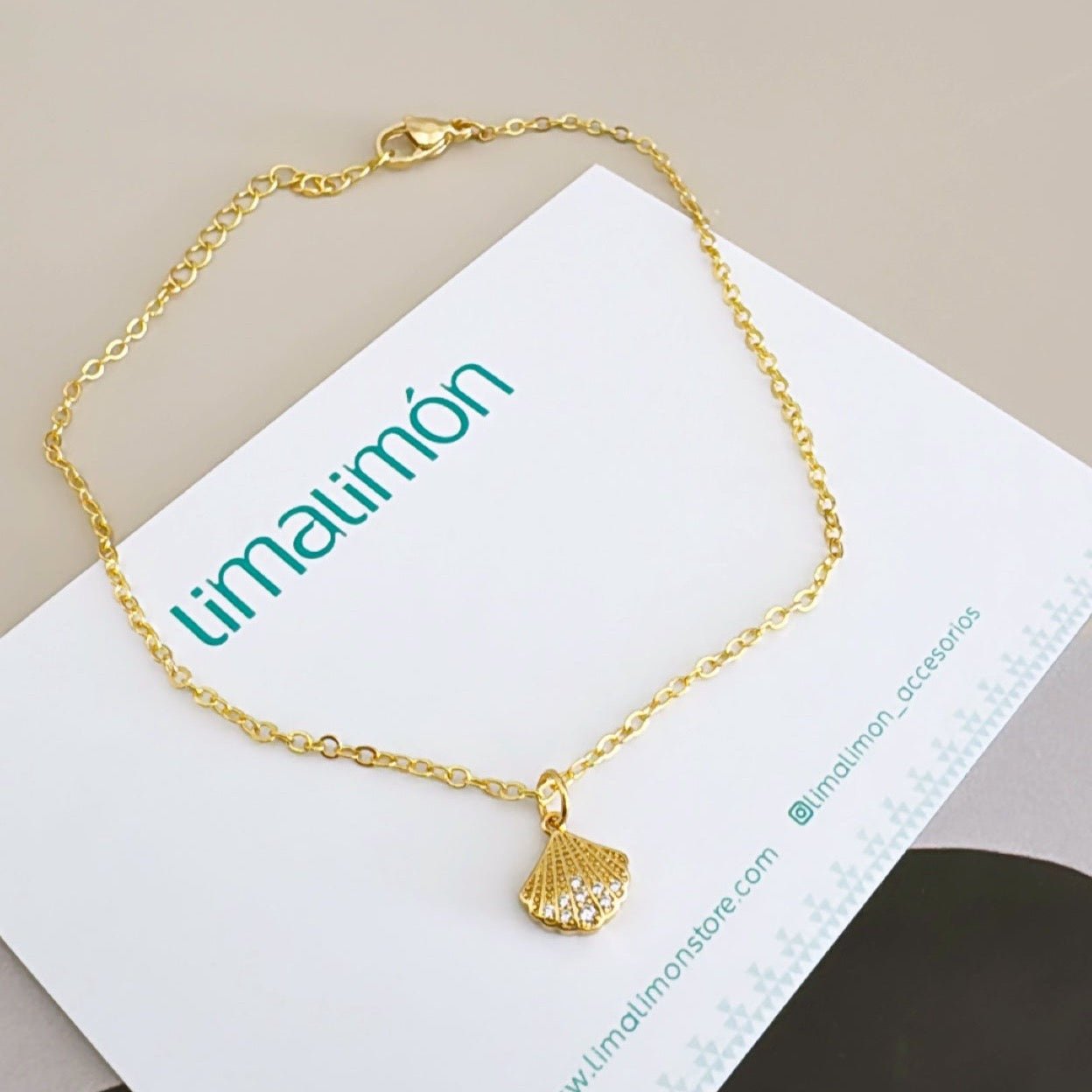 Gold Anklet - LimaLimón Store