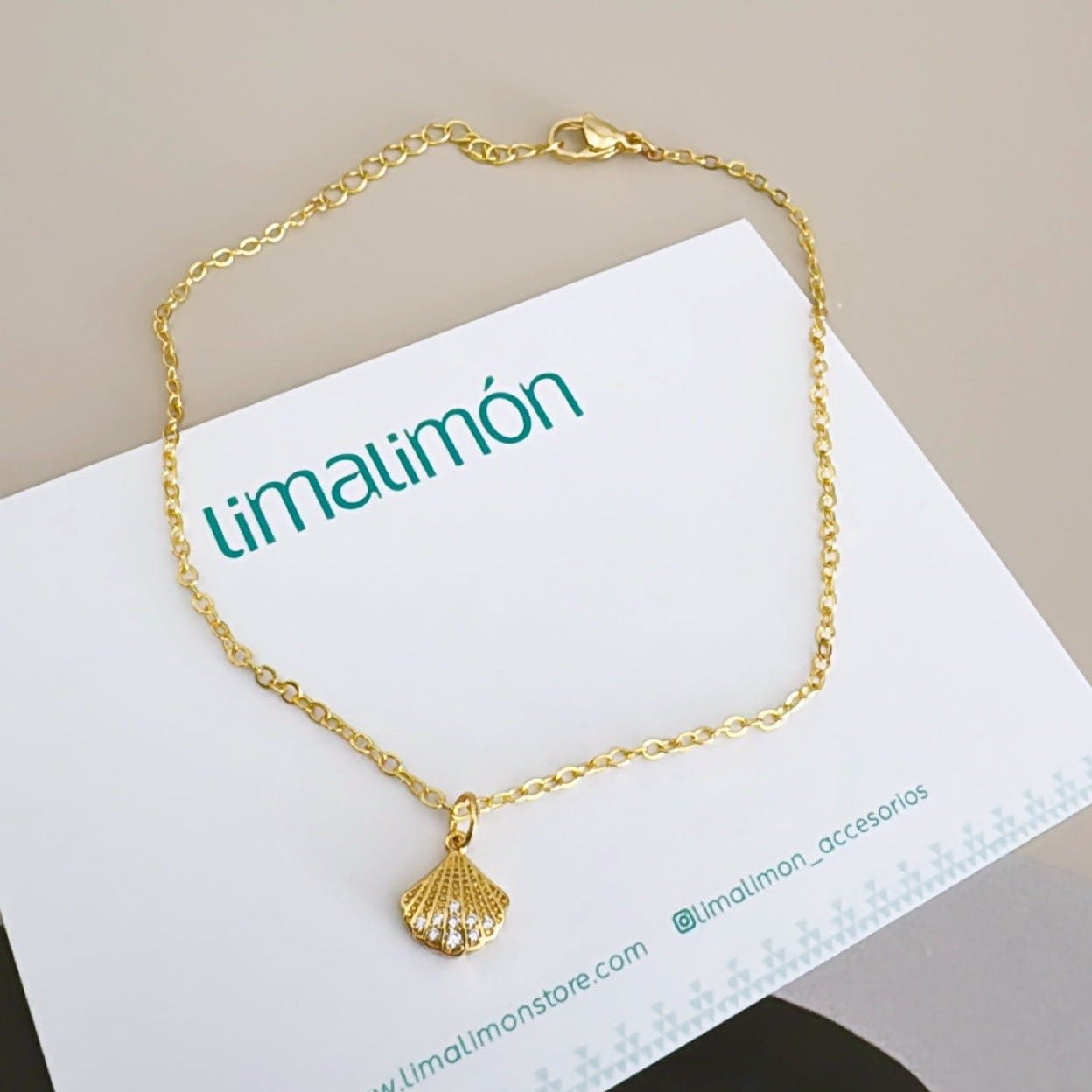 Gold Anklet - LimaLimón Store