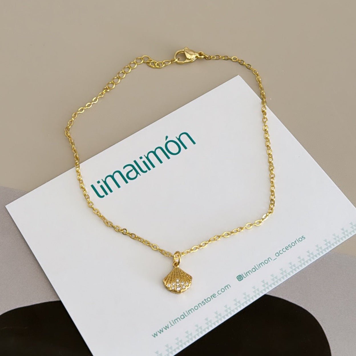Gold Anklet - LimaLimón Store
