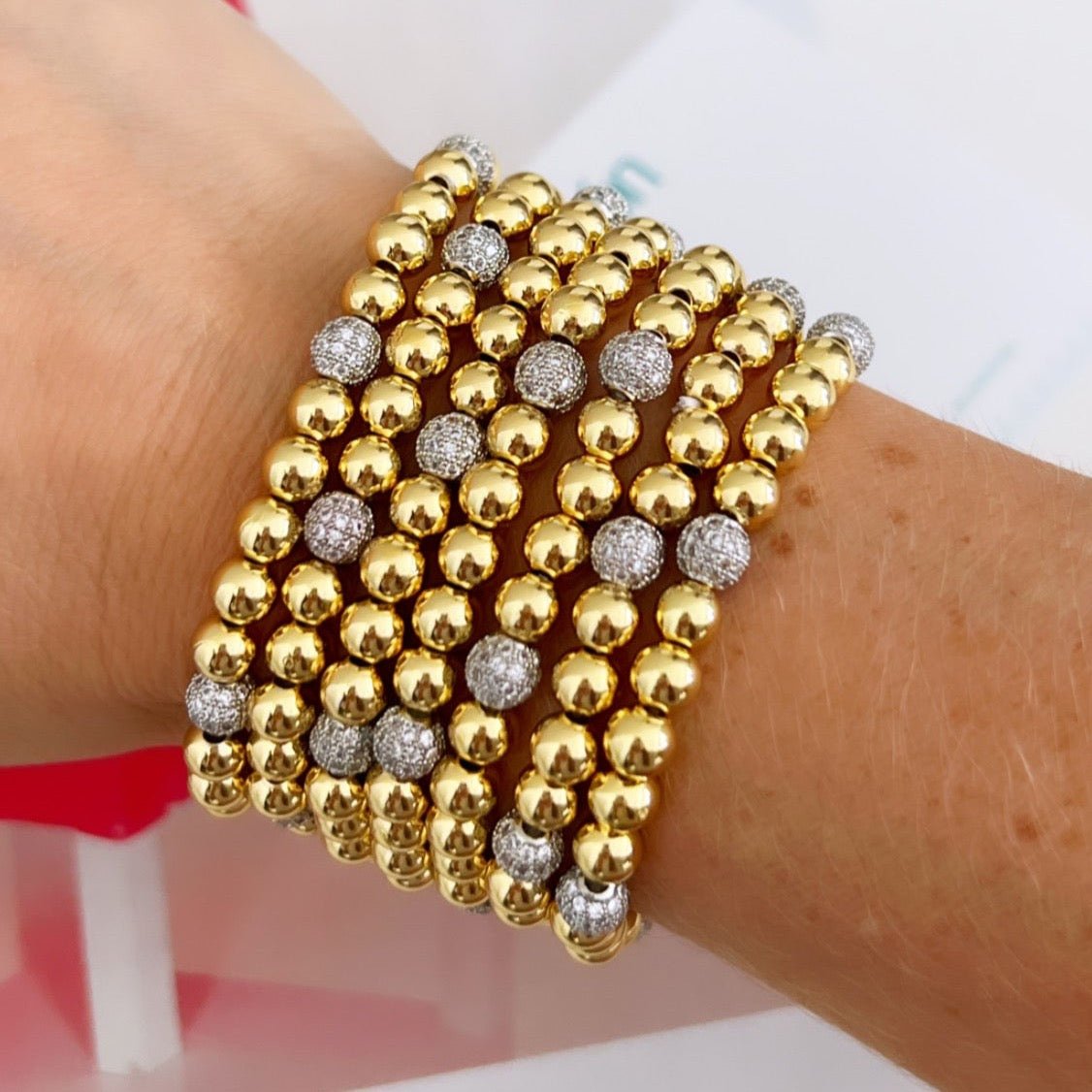 Gold Bead Bracelet - Bracelets | LimaLimón Store - 3