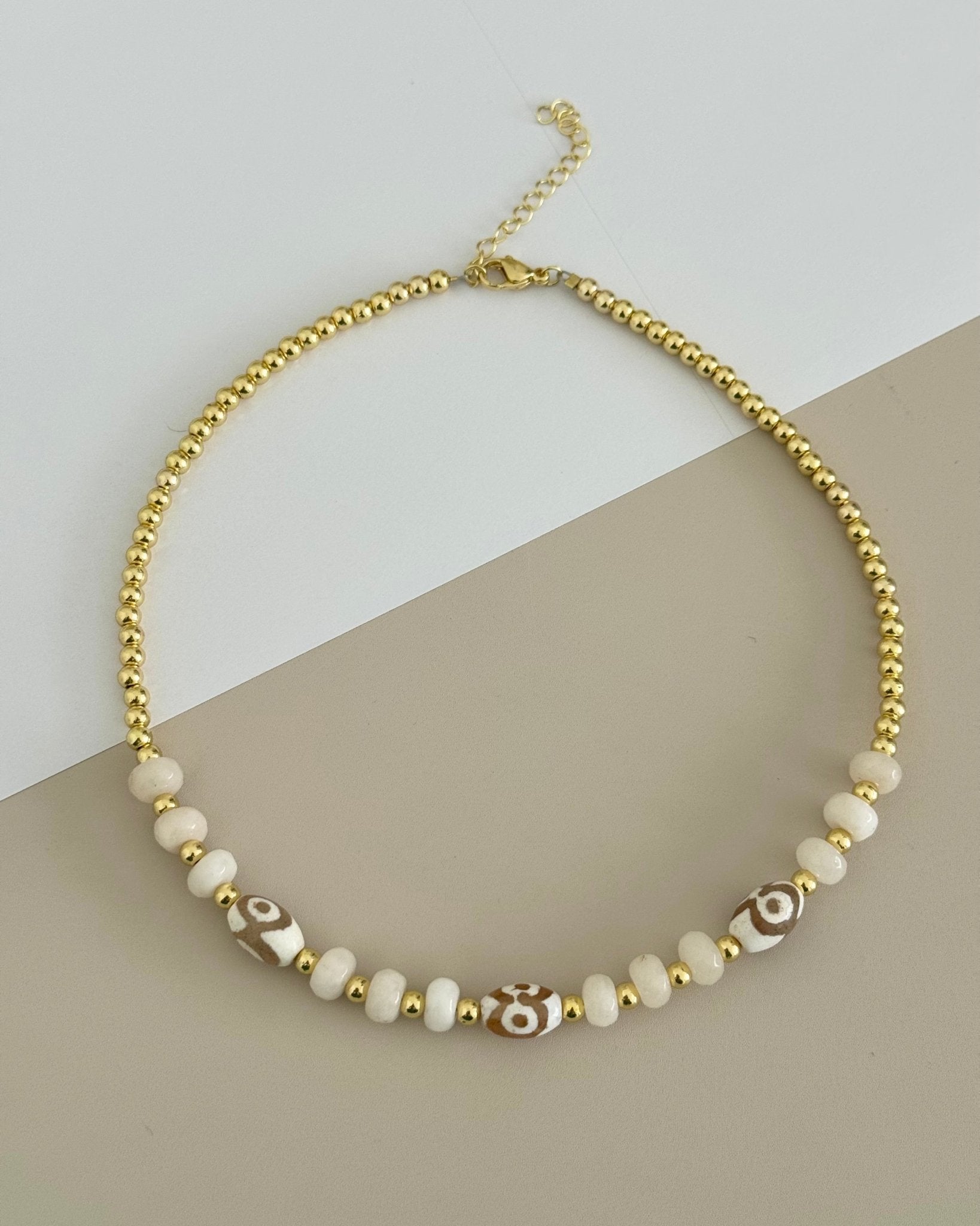 Gold Bead Necklace - Necklace | LimaLimón Store - 2