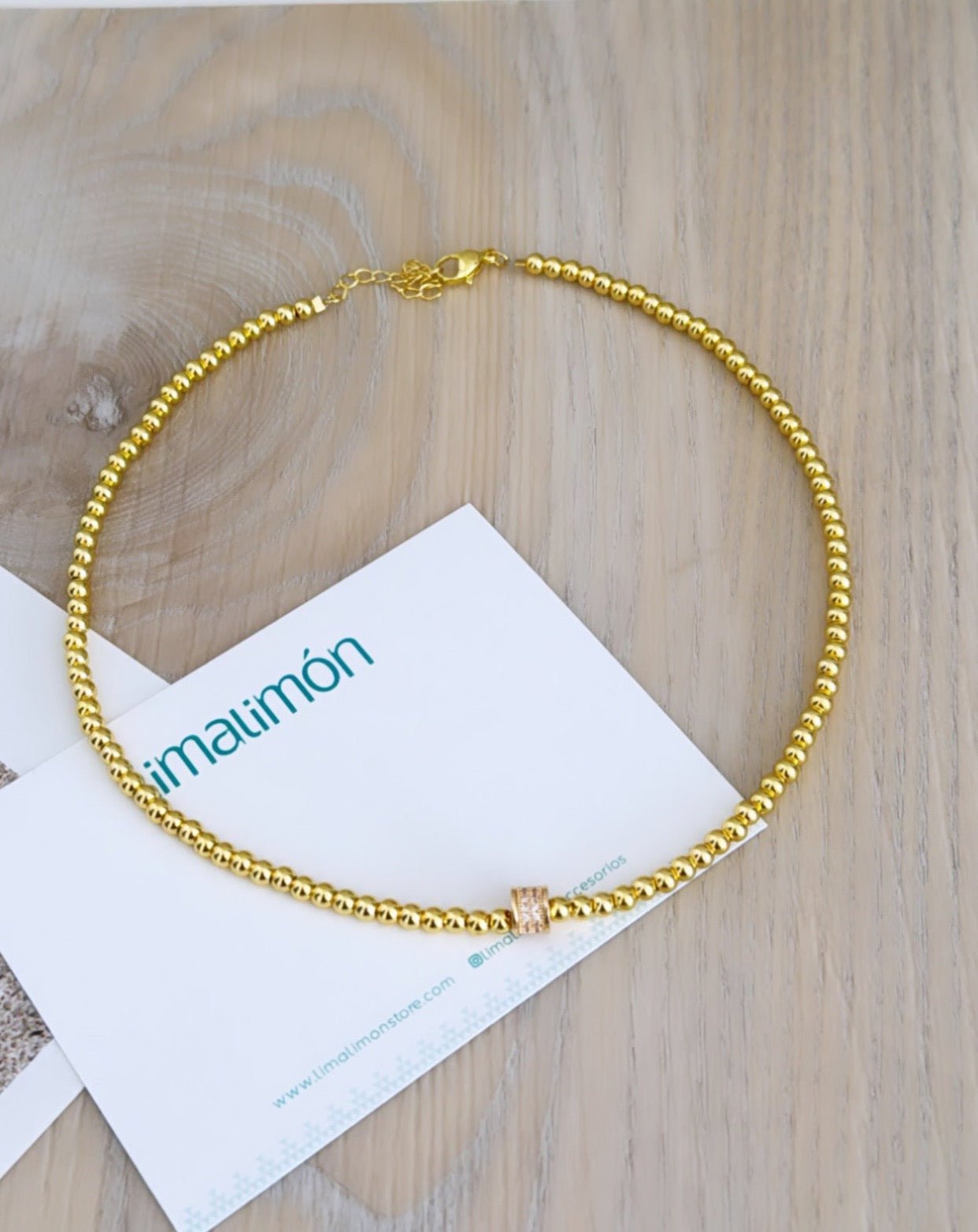 Gold Charm Neckalce - Necklace | LimaLimón Store - 2
