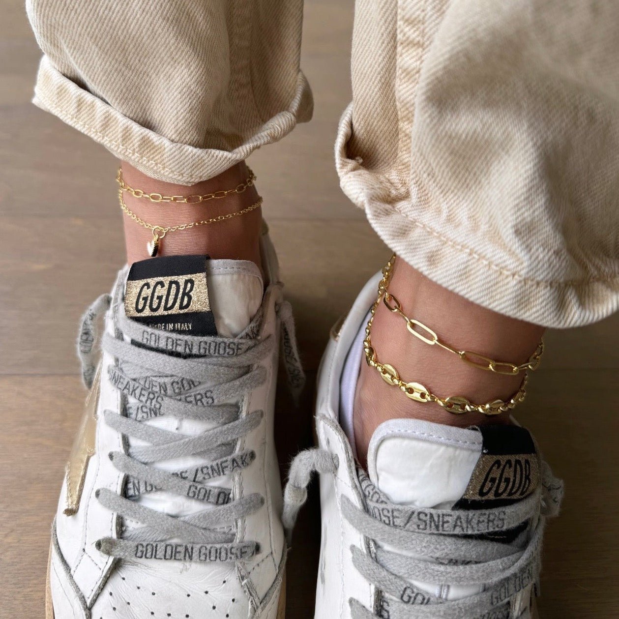 Gold Classic Anklet - Anklets | LimaLimón Store - 4