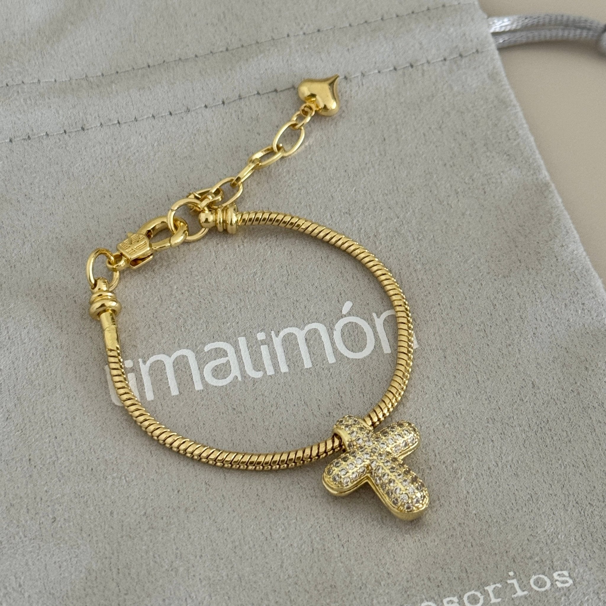 Gold Cross Bracelet - Bracelet | LimaLimón Store - 2