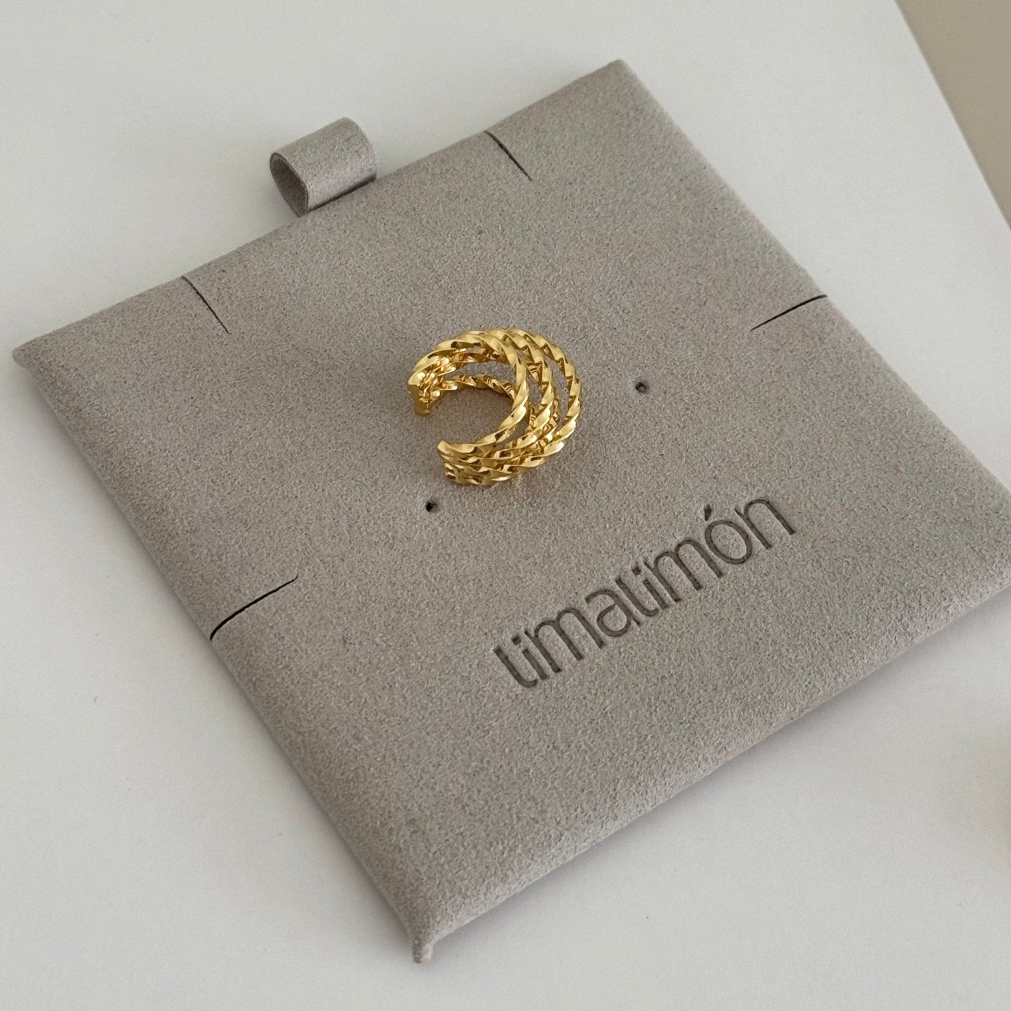 Gold Ear Cuff - Earring | LimaLimón Store - 3