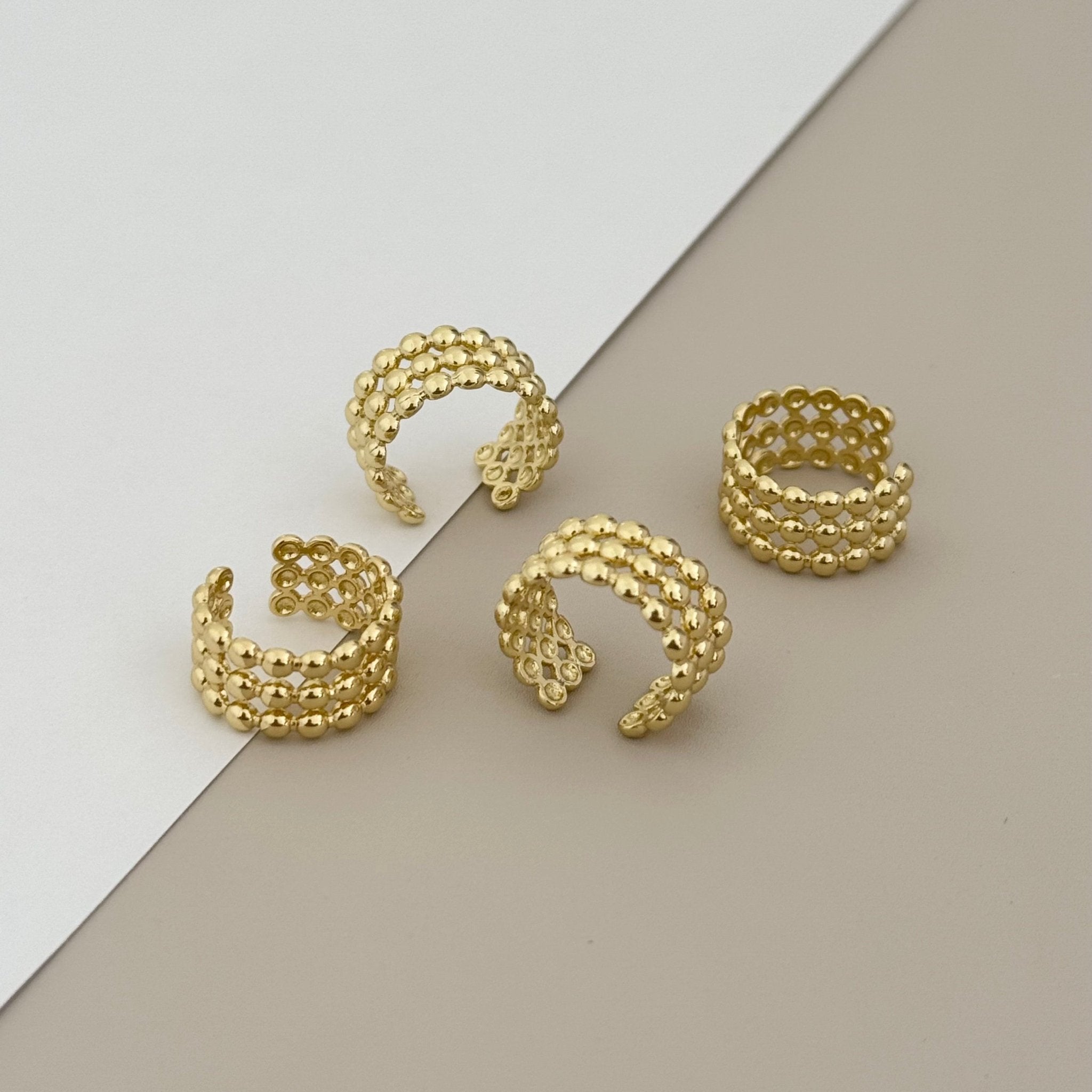 Gold Ear Cuff - Earring | LimaLimón Store - 3