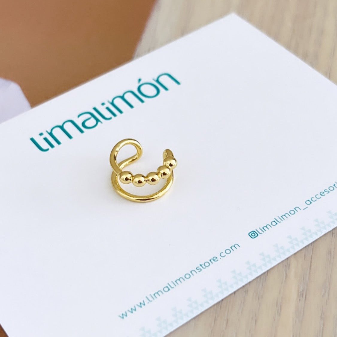 Gold Ear Cuff - LimaLimón Store