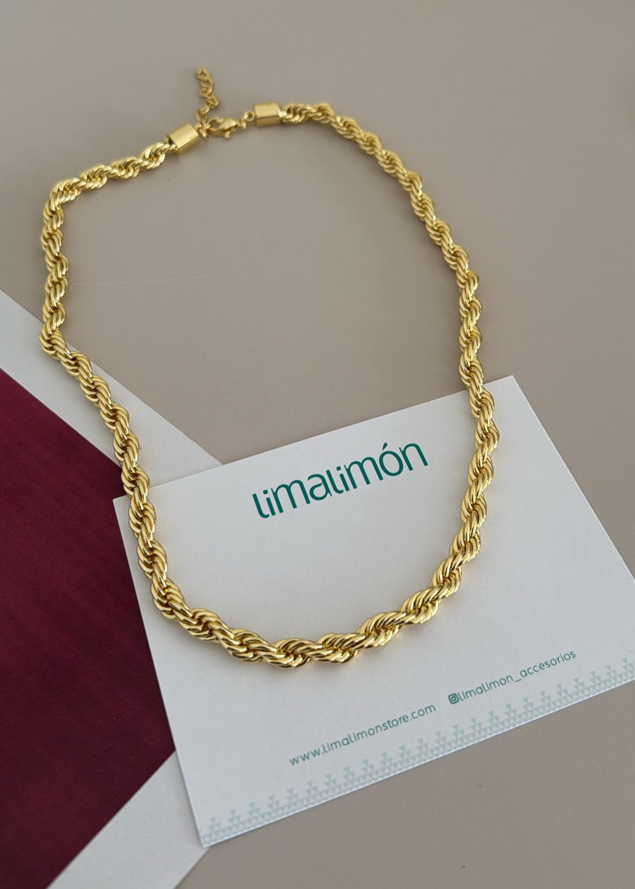 Gold Necklace - Necklace | LimaLimón Store - 6