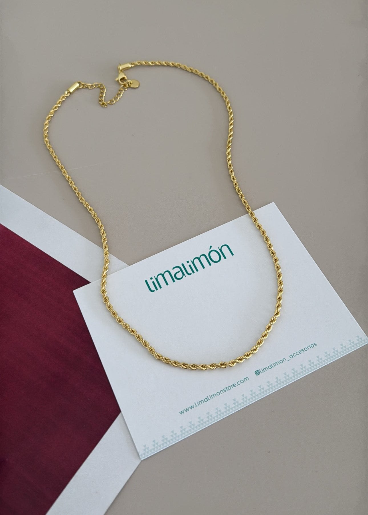 Gold Necklace - Necklace | LimaLimón Store - 5