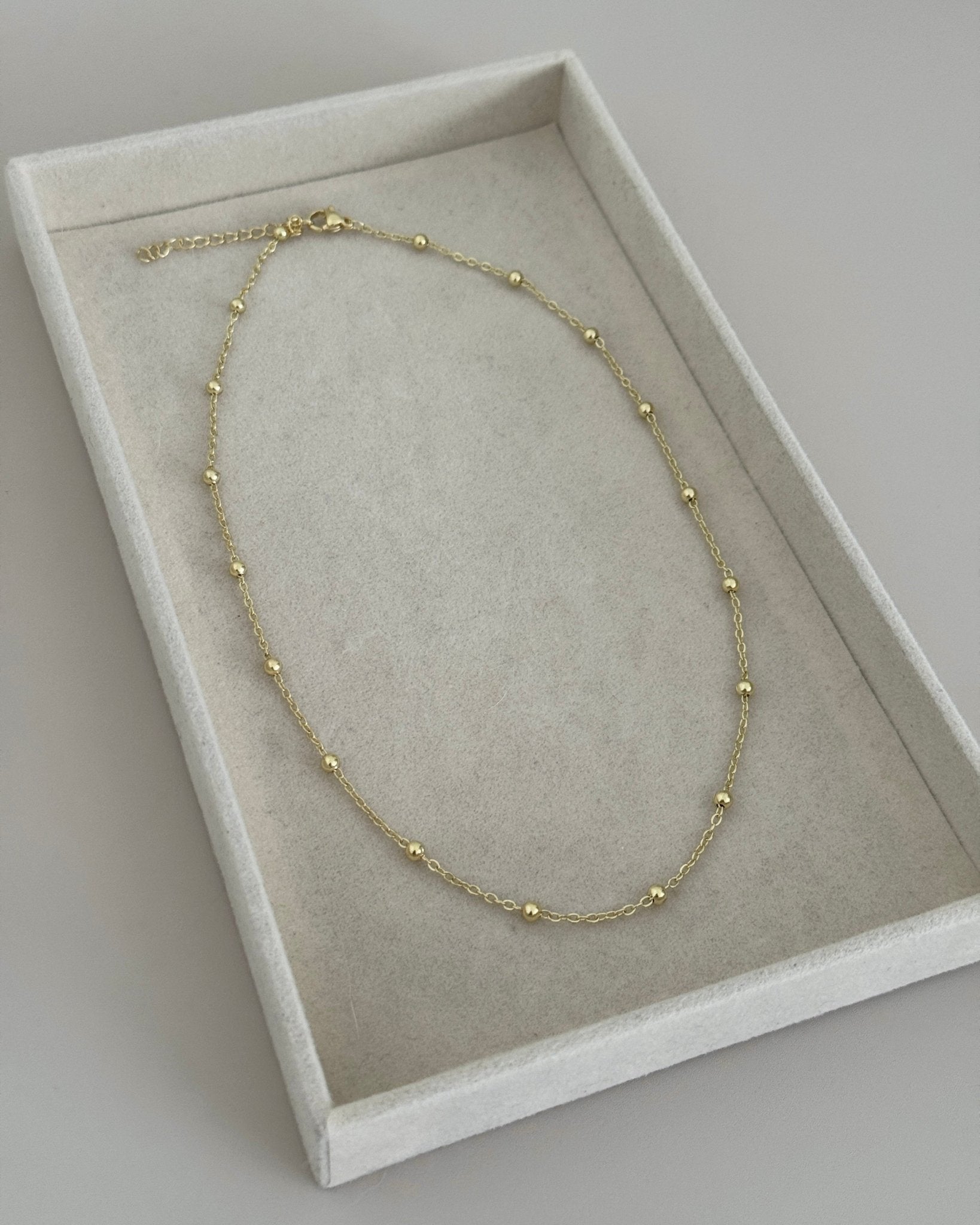 Gold Satellite Chain Necklace - Necklaces | LimaLimón Store - 3