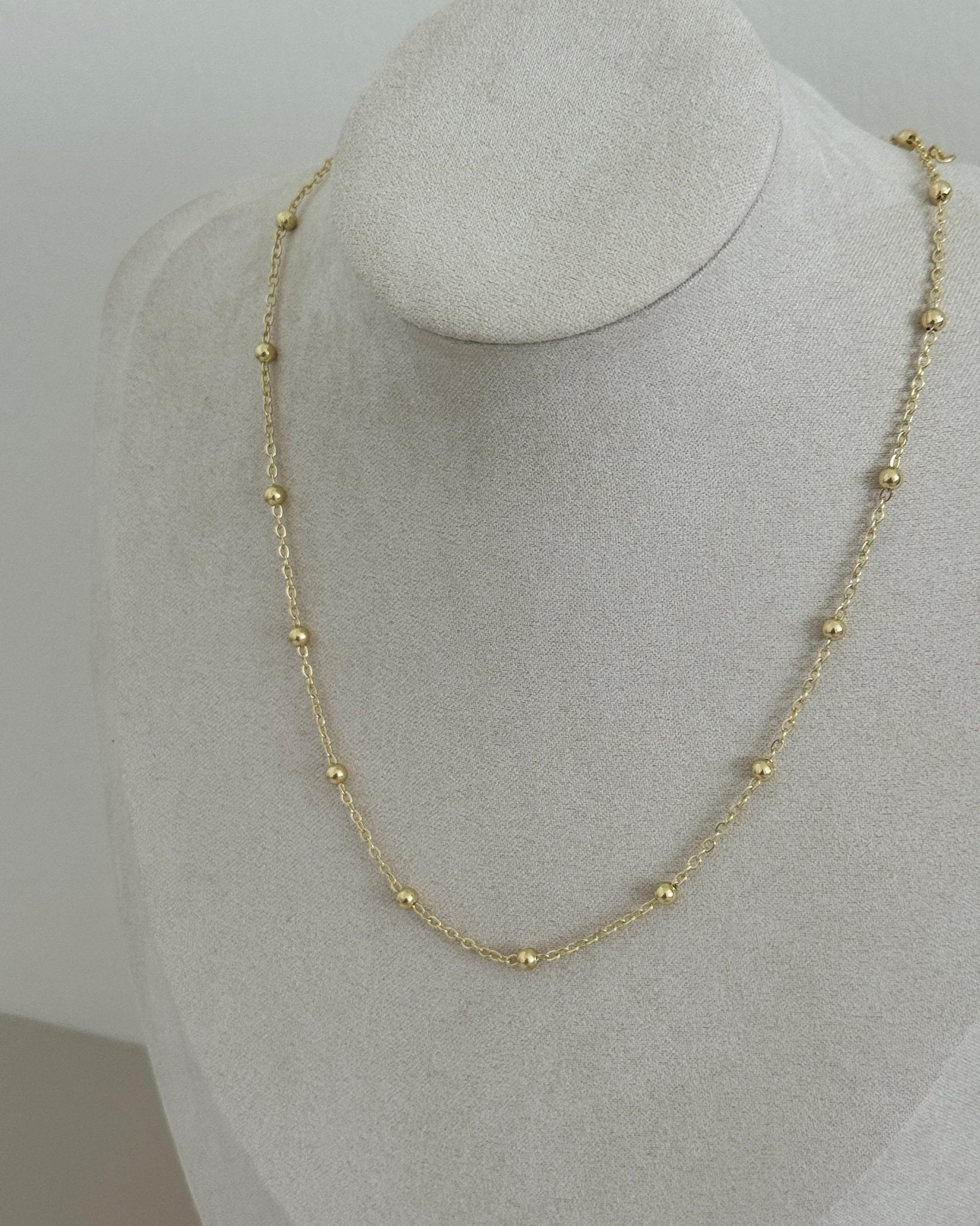 Gold Satellite Chain Necklace - Necklaces | LimaLimón Store - 2