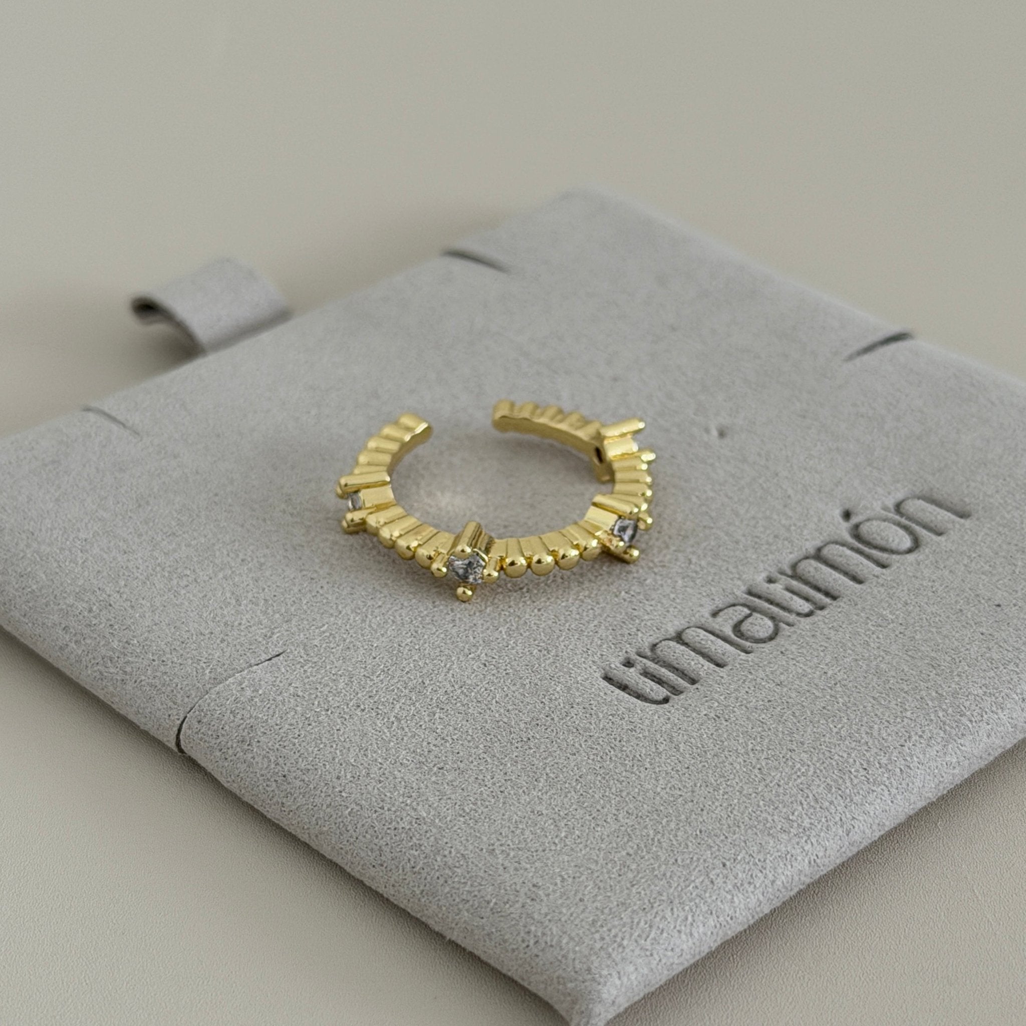 Golden Crown Sparkle Ring - | LimaLimón Store - 3