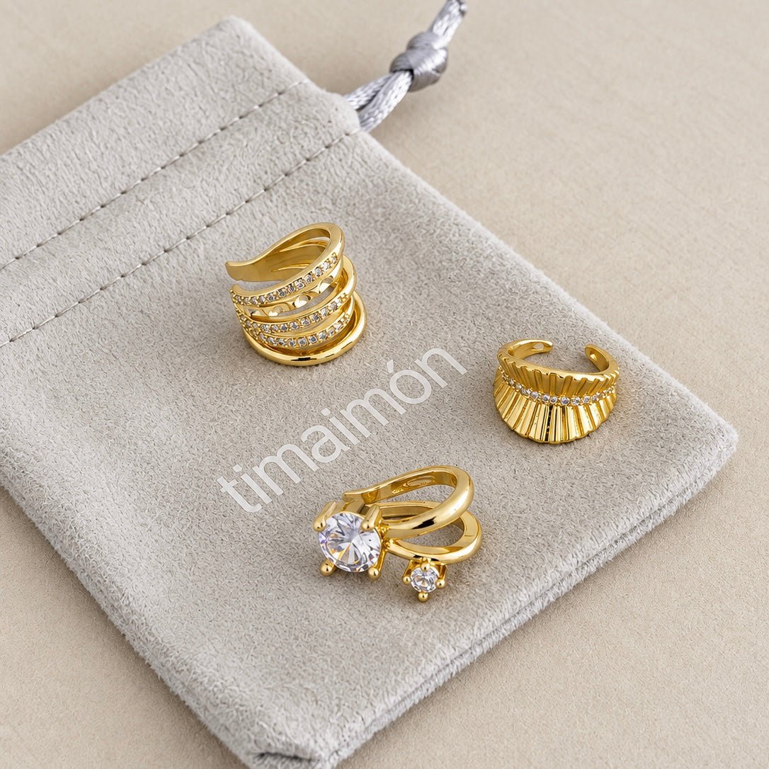 Golden Glow Ear Cuff - Earring | LimaLimón Store - 5