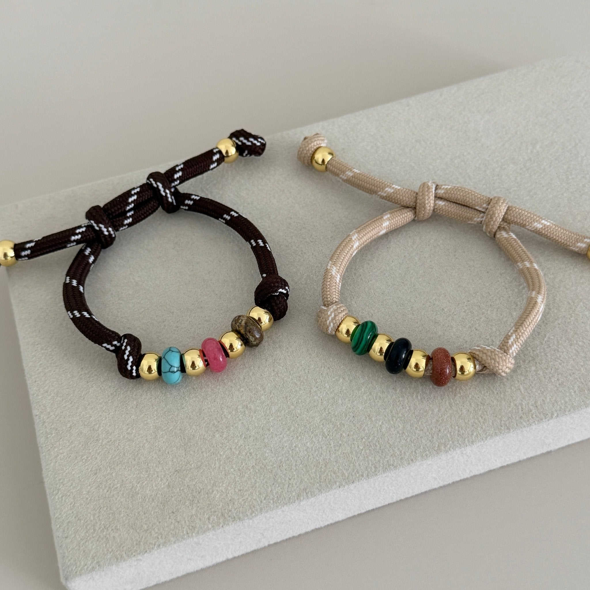 Golden Harmony Cord Bracelet - Bracelet | LimaLimón Store - 1