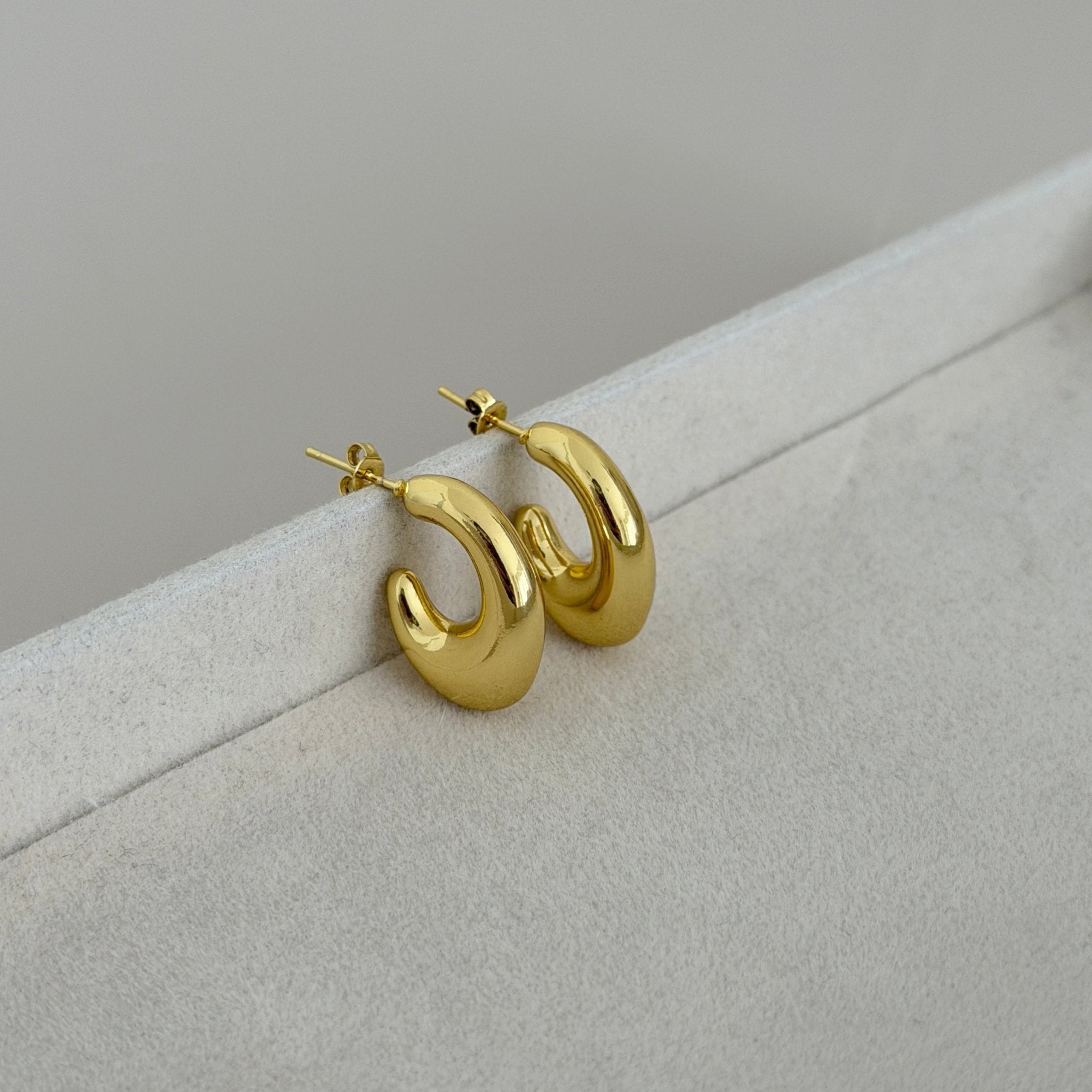 Golden Melt Drop Earrings - Earring | LimaLimón Store - 2