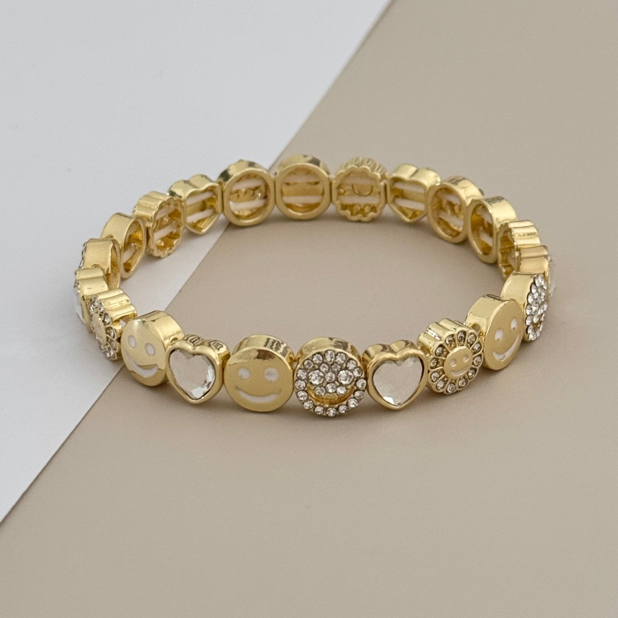 Golden Mood Stretch Bracelet - Bracelet | LimaLimón Store - 5