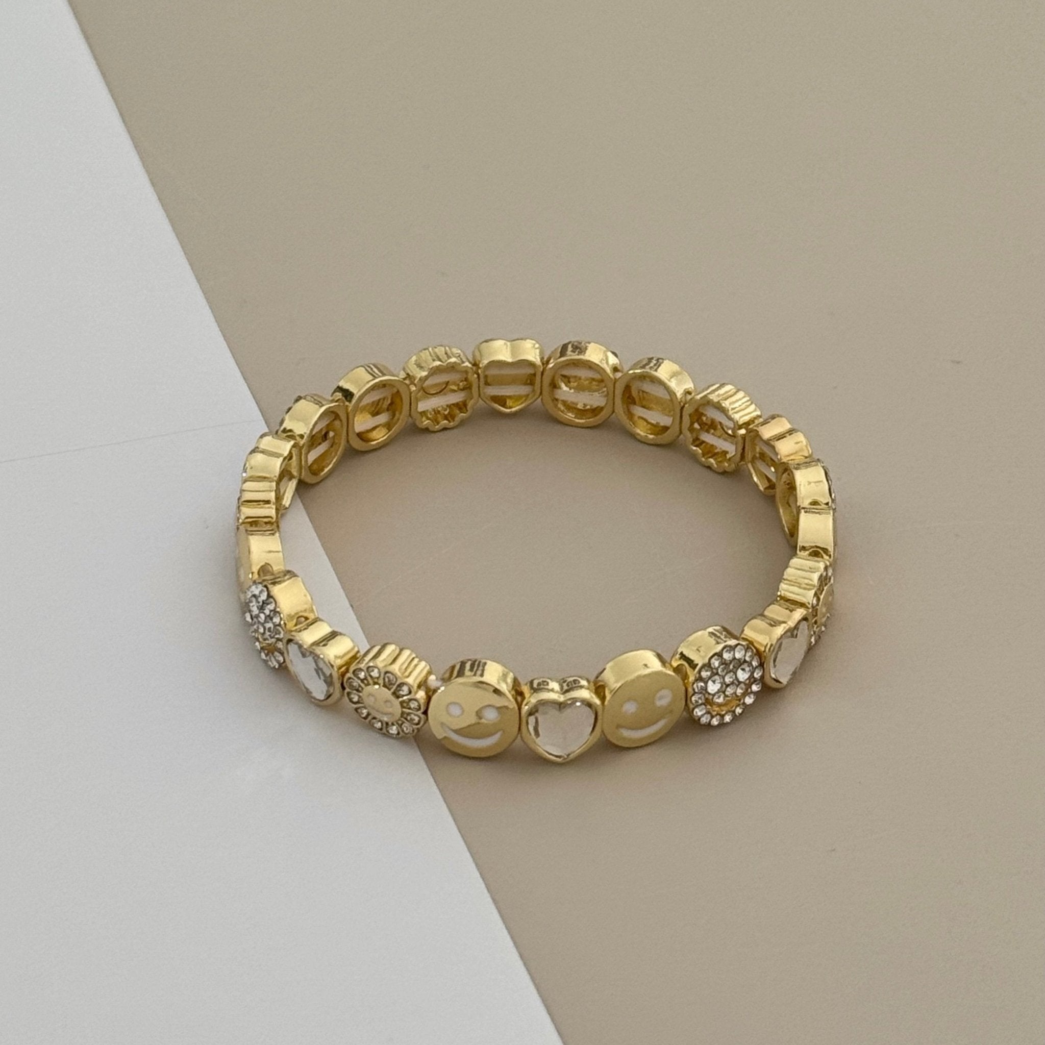 Golden Mood Stretch Bracelet - Bracelet | LimaLimón Store - 4