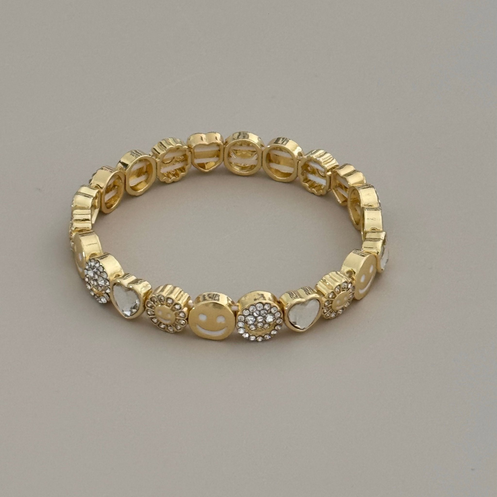Golden Mood Stretch Bracelet - Bracelet | LimaLimón Store - 1