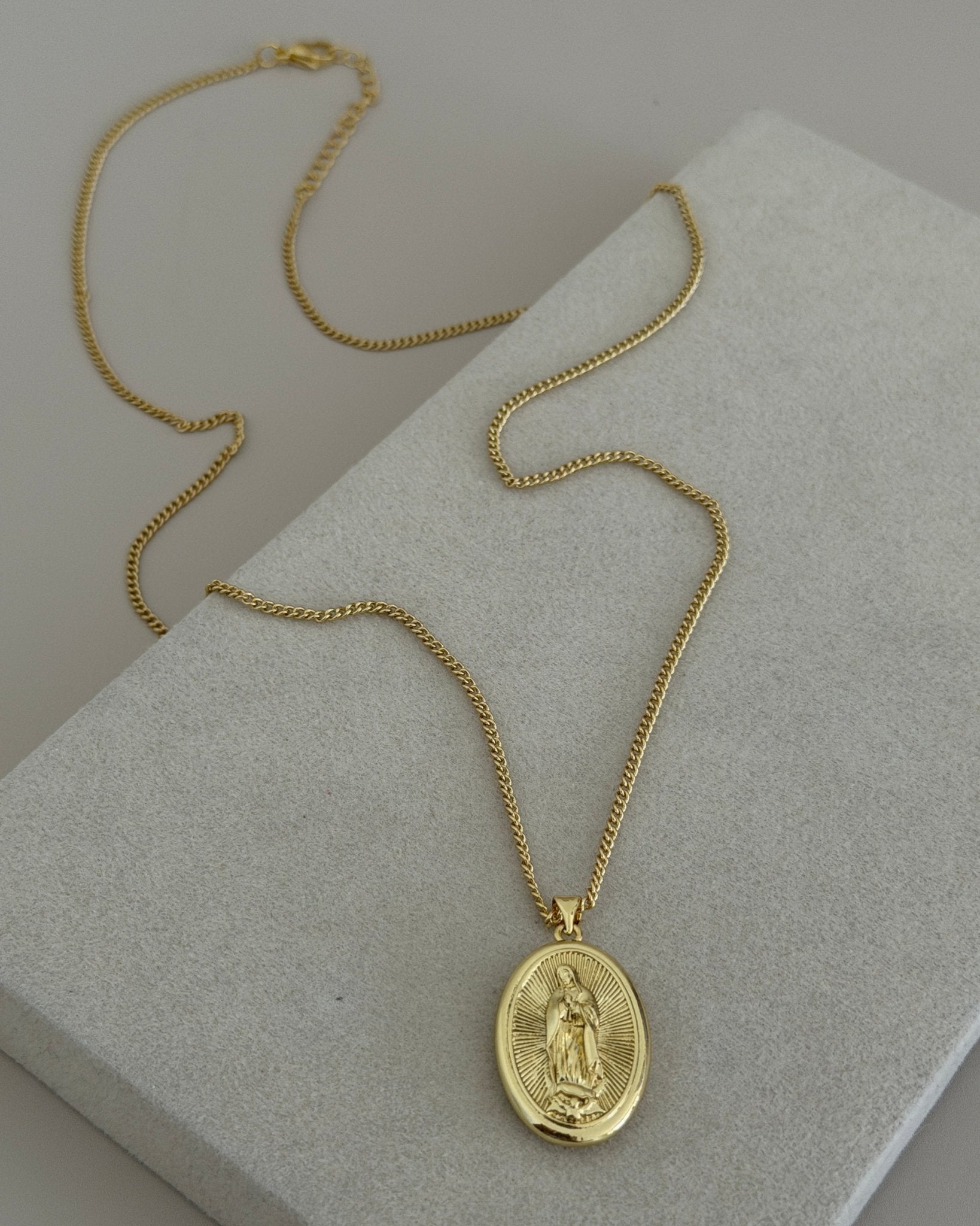 Guadalupe Faith Medallion Necklace - Necklace | LimaLimón Store - 3