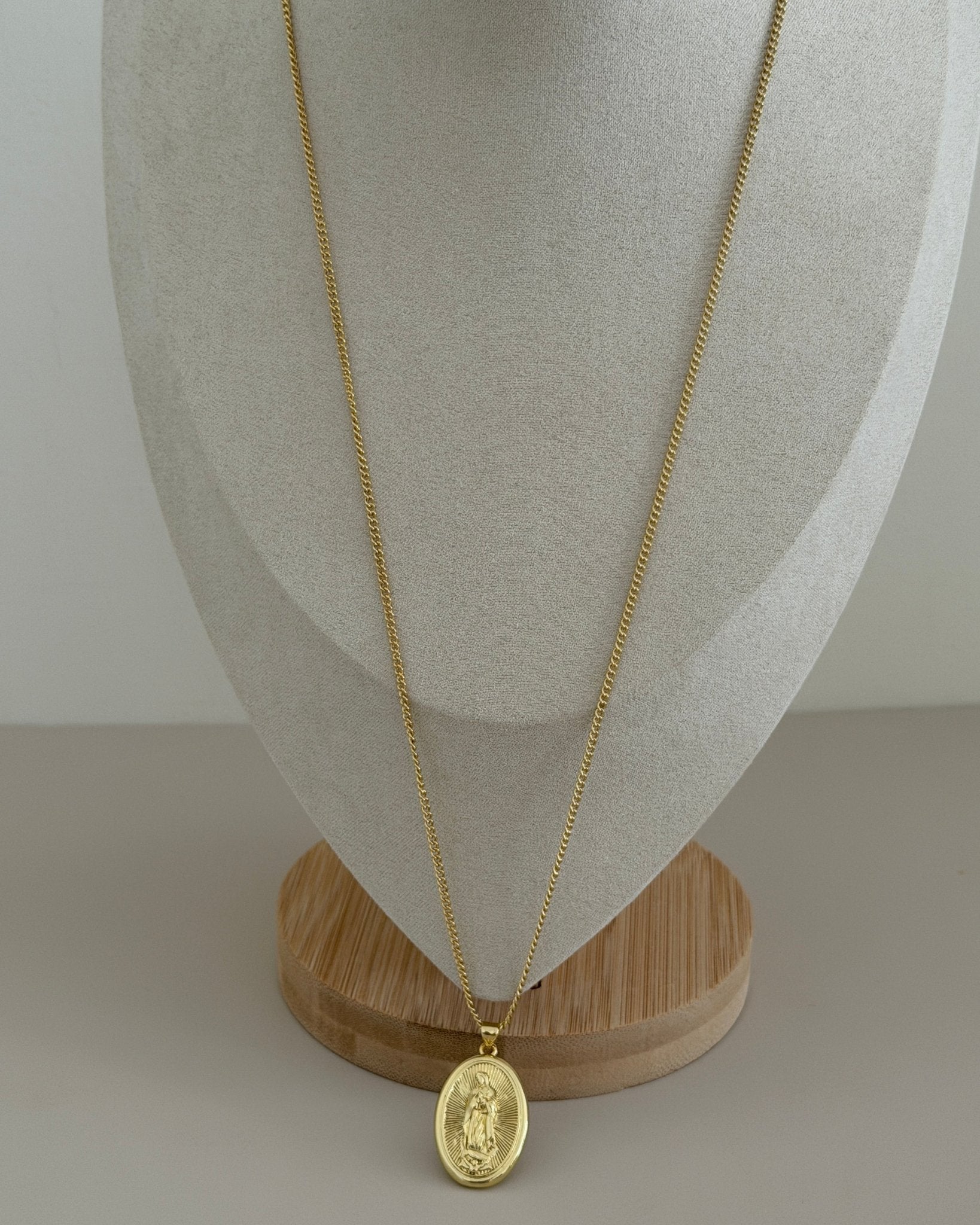 Guadalupe Faith Medallion Necklace - Necklace | LimaLimón Store - 2