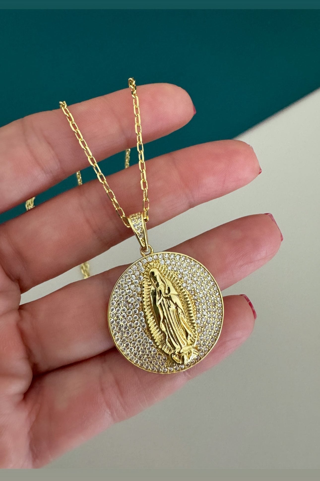 Guadalupe Virgin Necklace - Necklace | LimaLimón Store - 6