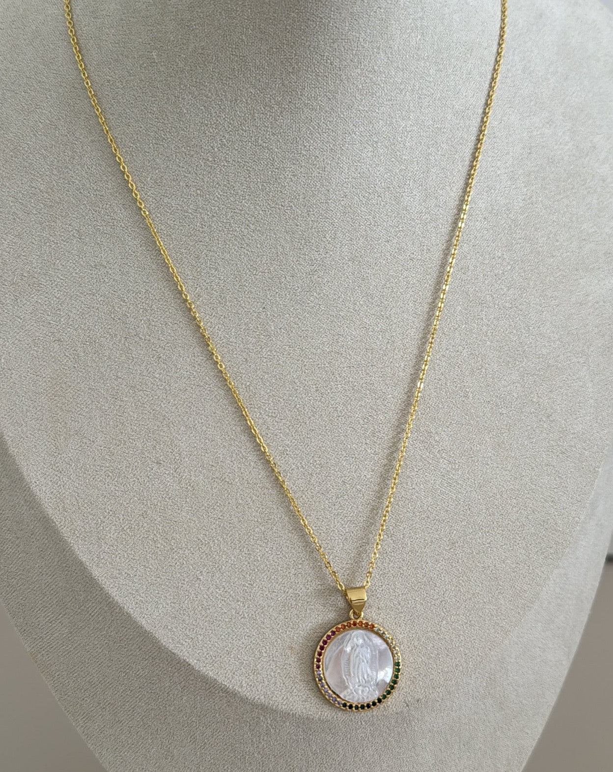 Guadalupe Virgin Necklace - Necklace | LimaLimón Store - 3