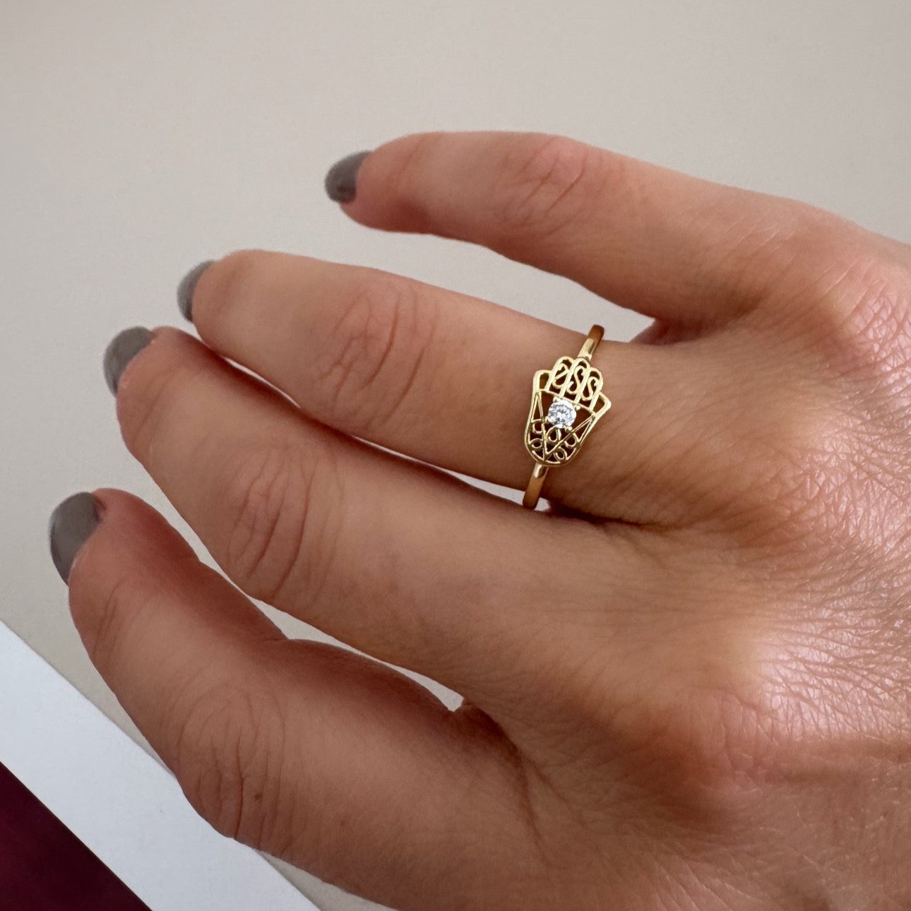 Hamsa Ring - ring jewelry | LimaLimón Store - 1