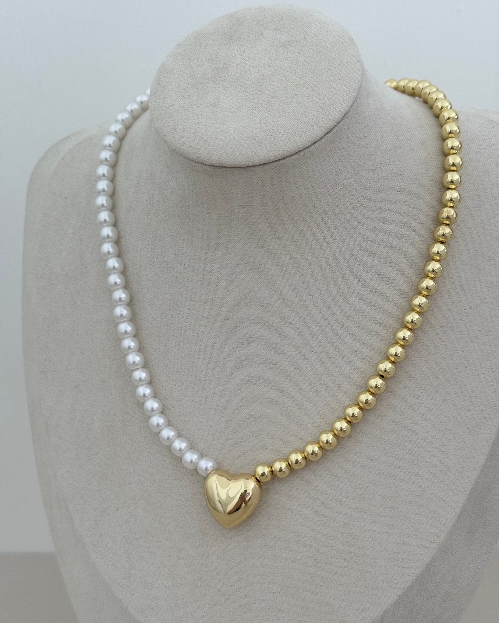 Heart Bead Necklace - Necklace | LimaLimón Store - 3