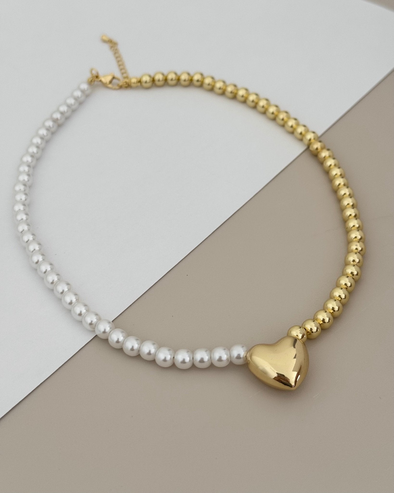 Heart Bead Necklace - Necklace | LimaLimón Store - 4