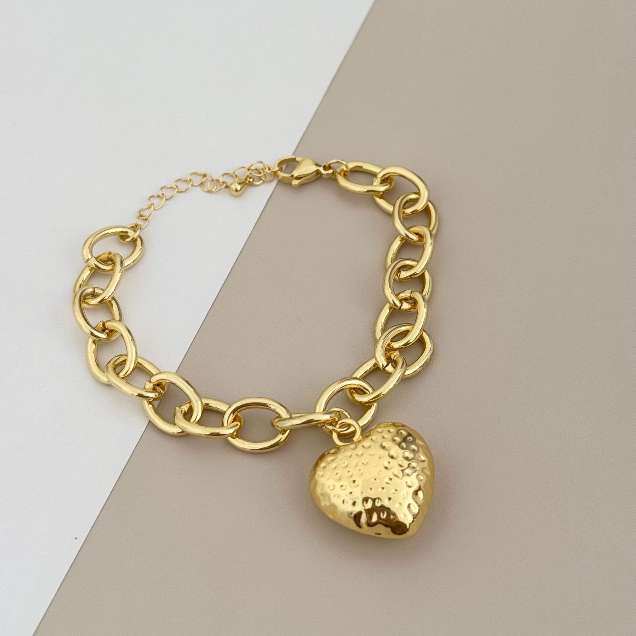 Heart Chain Bracelet - Bracelets | LimaLimón Store - 4