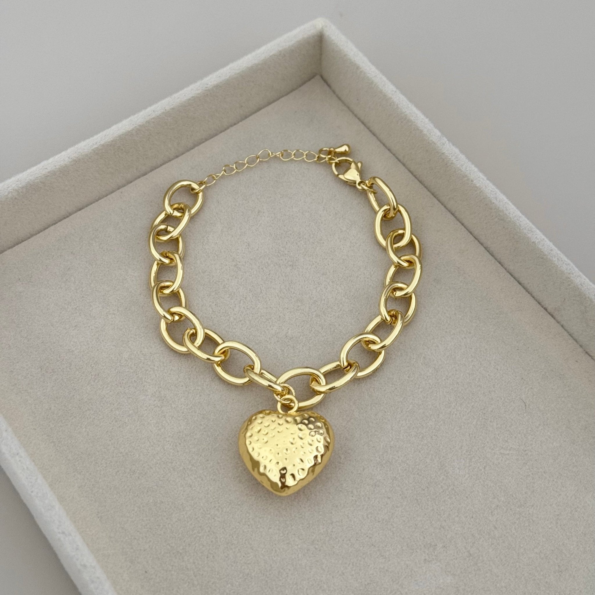 Heart Chain Bracelet - Bracelets | LimaLimón Store - 3