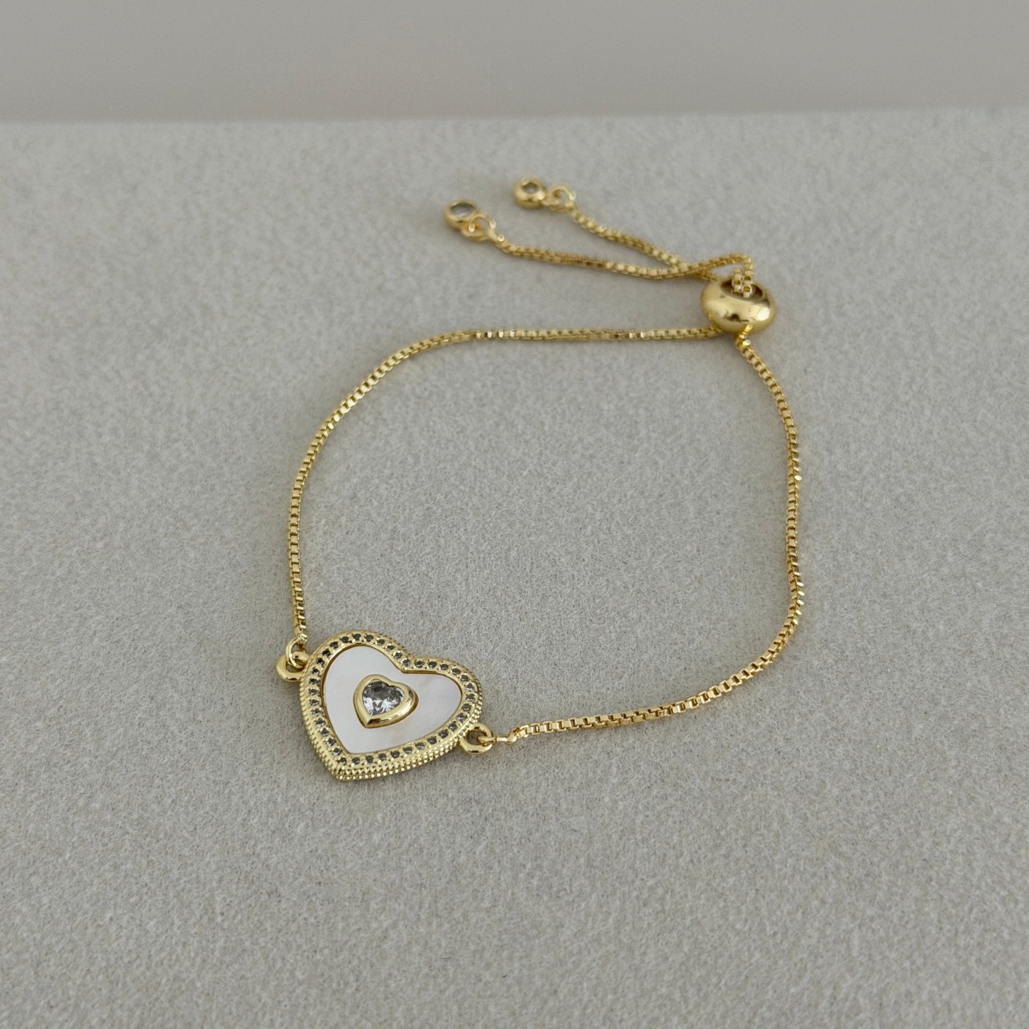 Heart Charm Bracelet - Bracelet | LimaLimón Store - 3