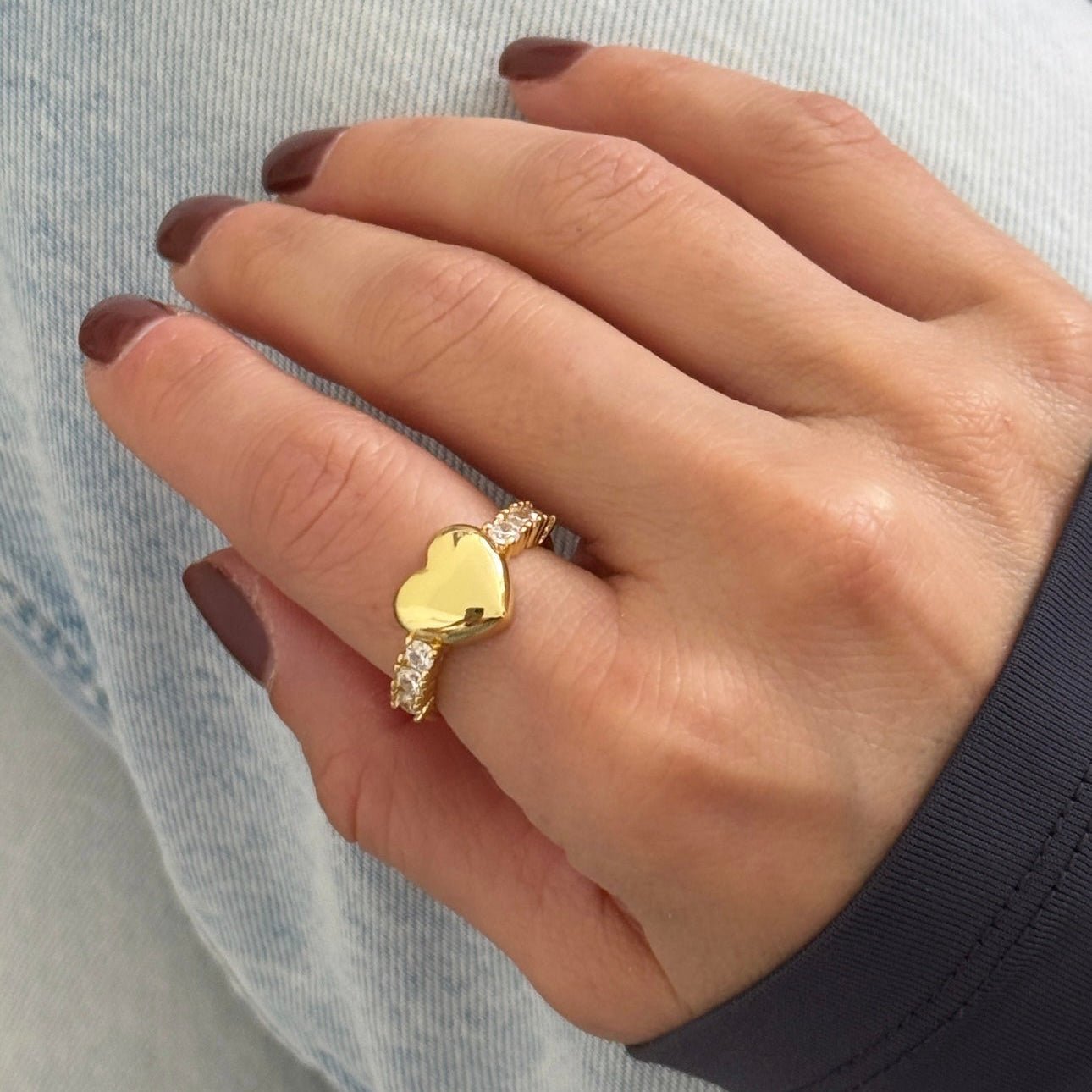 Heart Charm Ring - ring jewelry | LimaLimón Store - 2