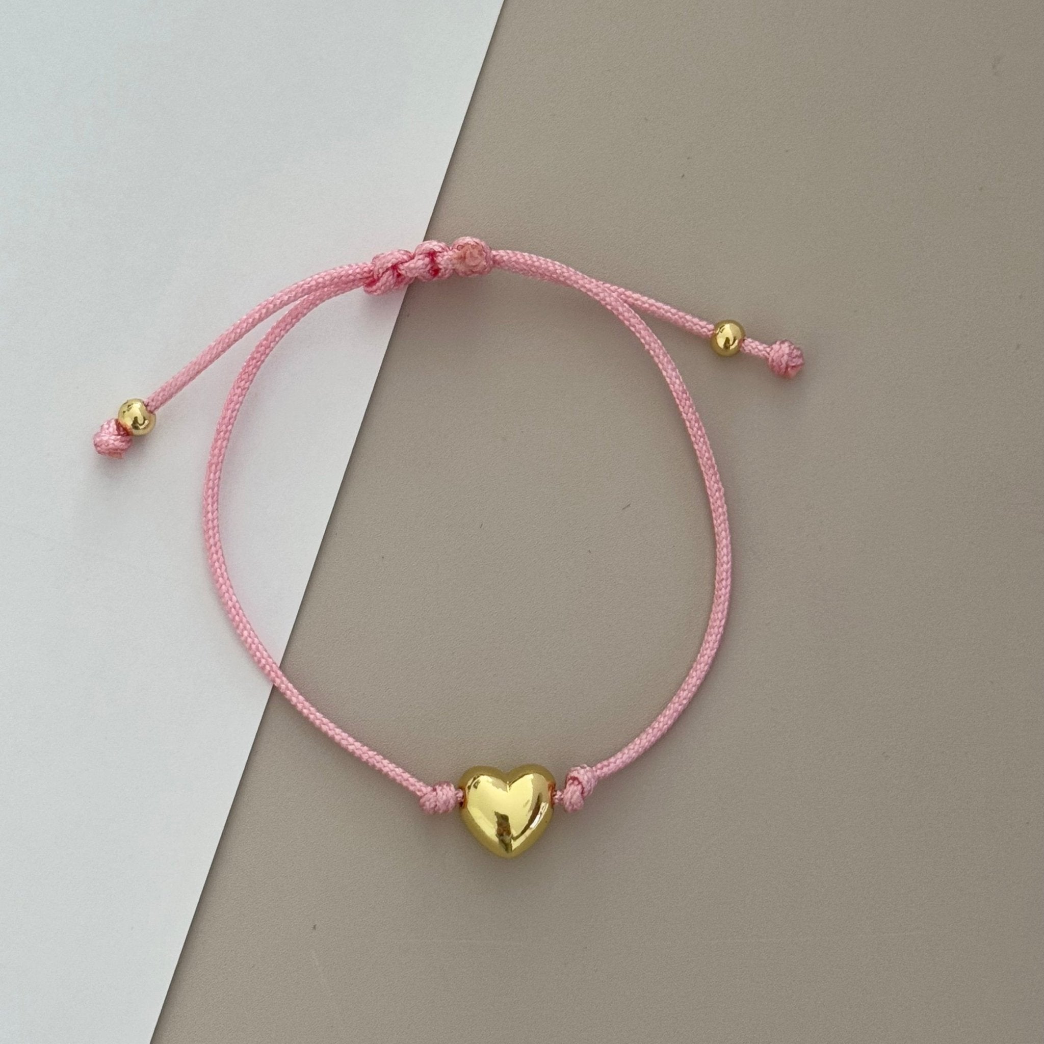 Heart Cord Bracelet - Bracelet | LimaLimón Store - 3