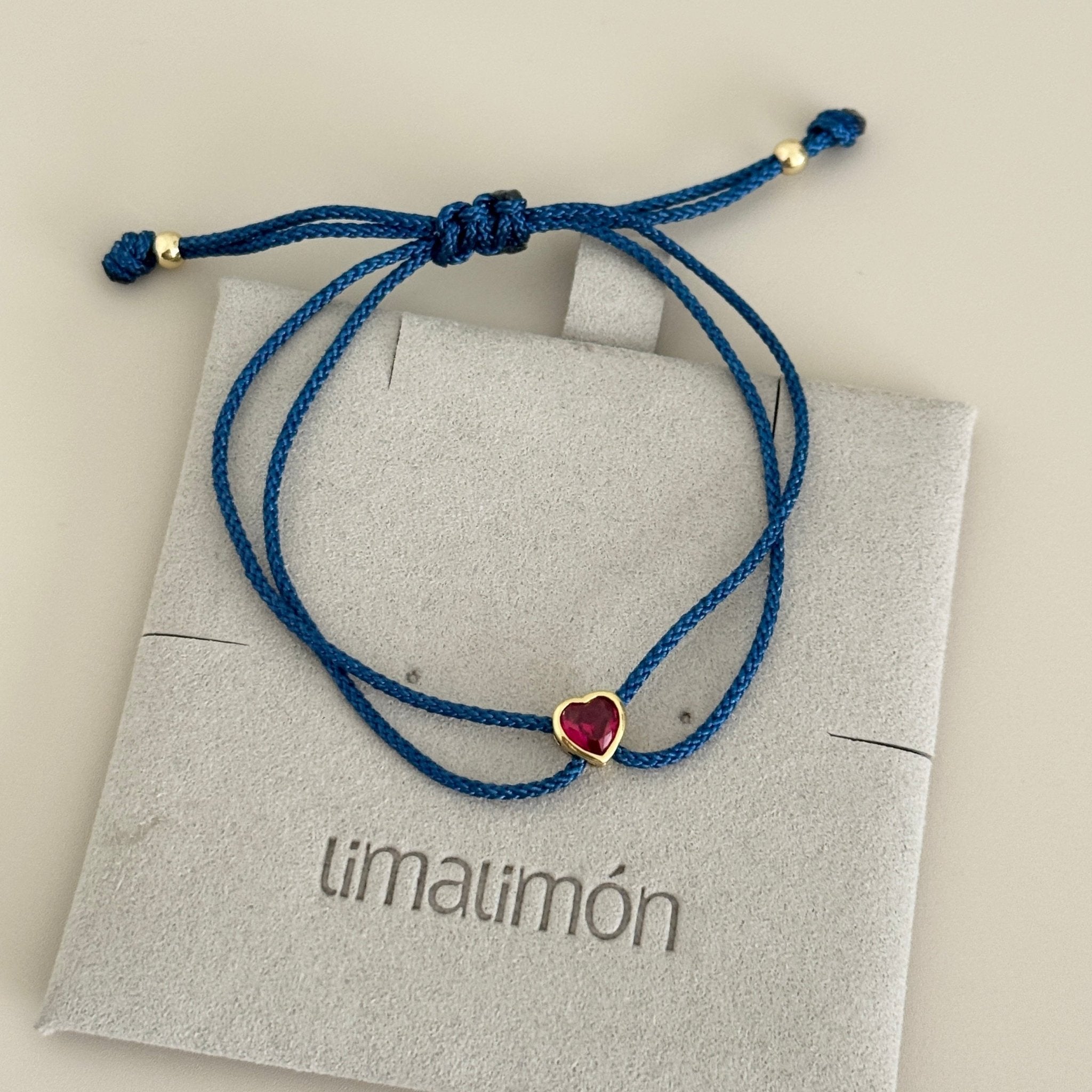 Heart Cord Bracelet - Bracelet | LimaLimón Store - 3