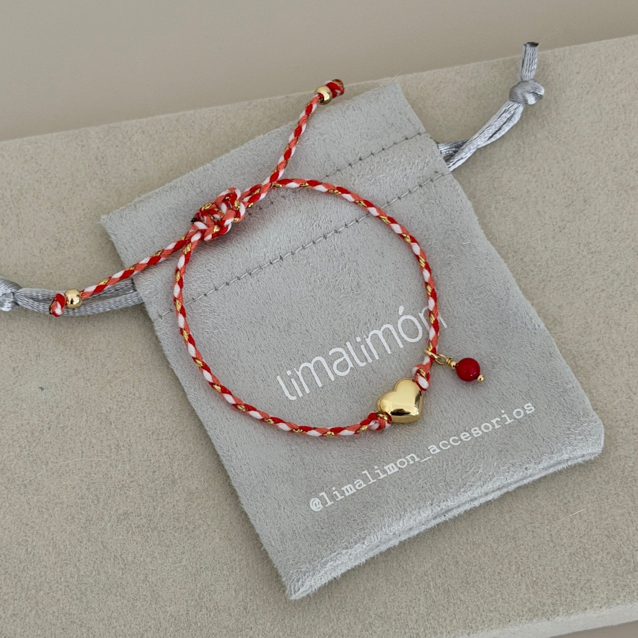 Heart Cord Bracelet - Bracelets | LimaLimón Store - 2