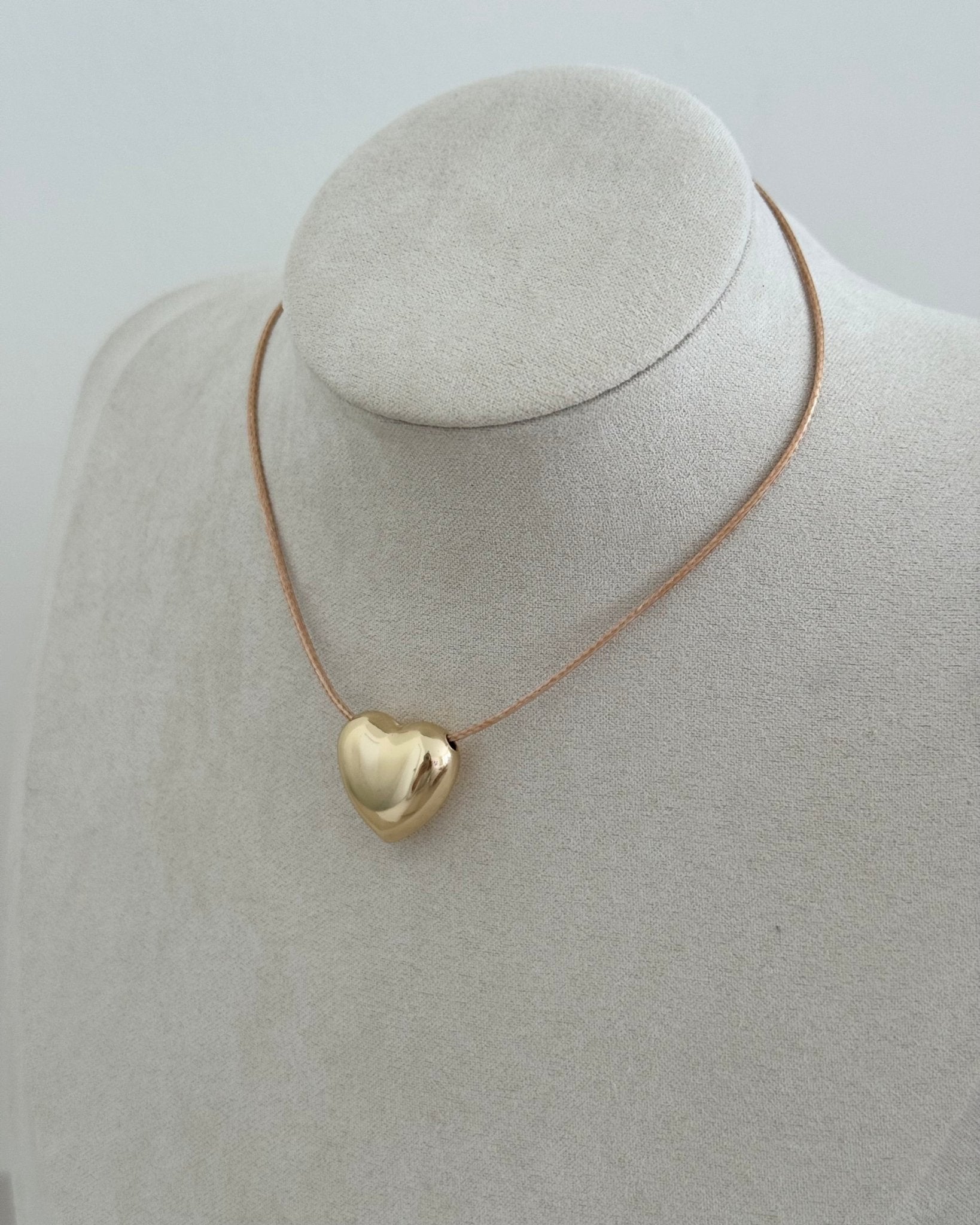 Heart Cord Necklace - Necklace | LimaLimón Store - 3