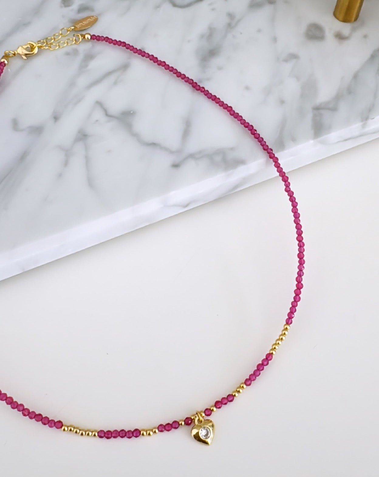 Heart Crystal Neckalce - LimaLimón Store