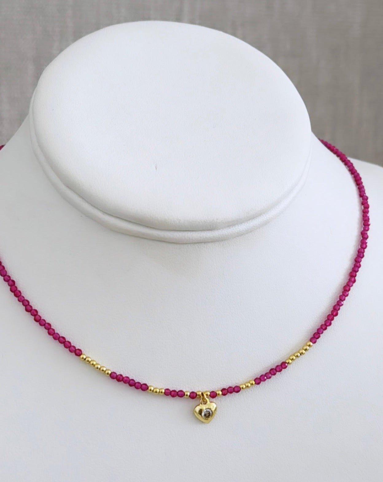 Heart Crystal Neckalce - LimaLimón Store