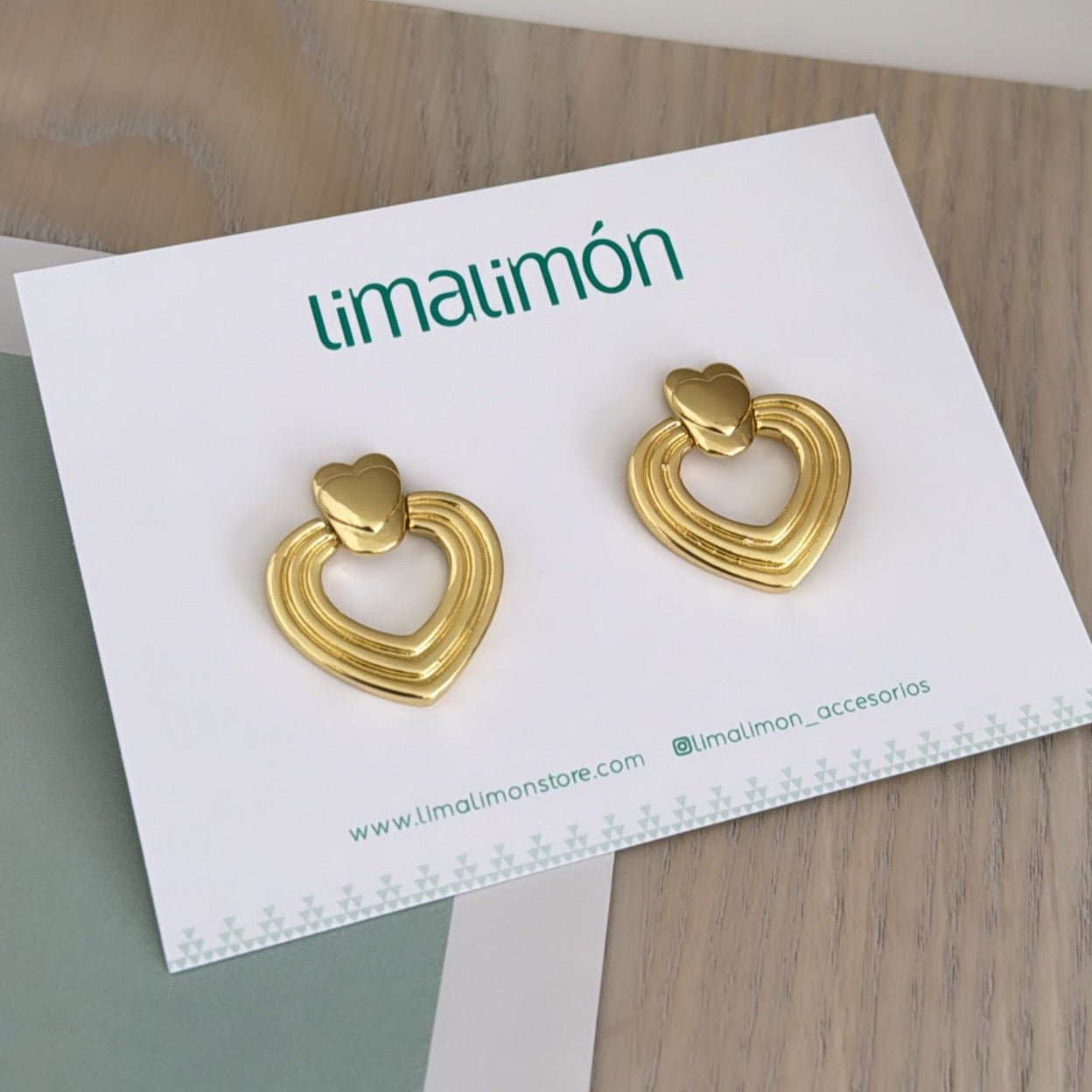 Heart Earring - Earring | LimaLimón Store - 2